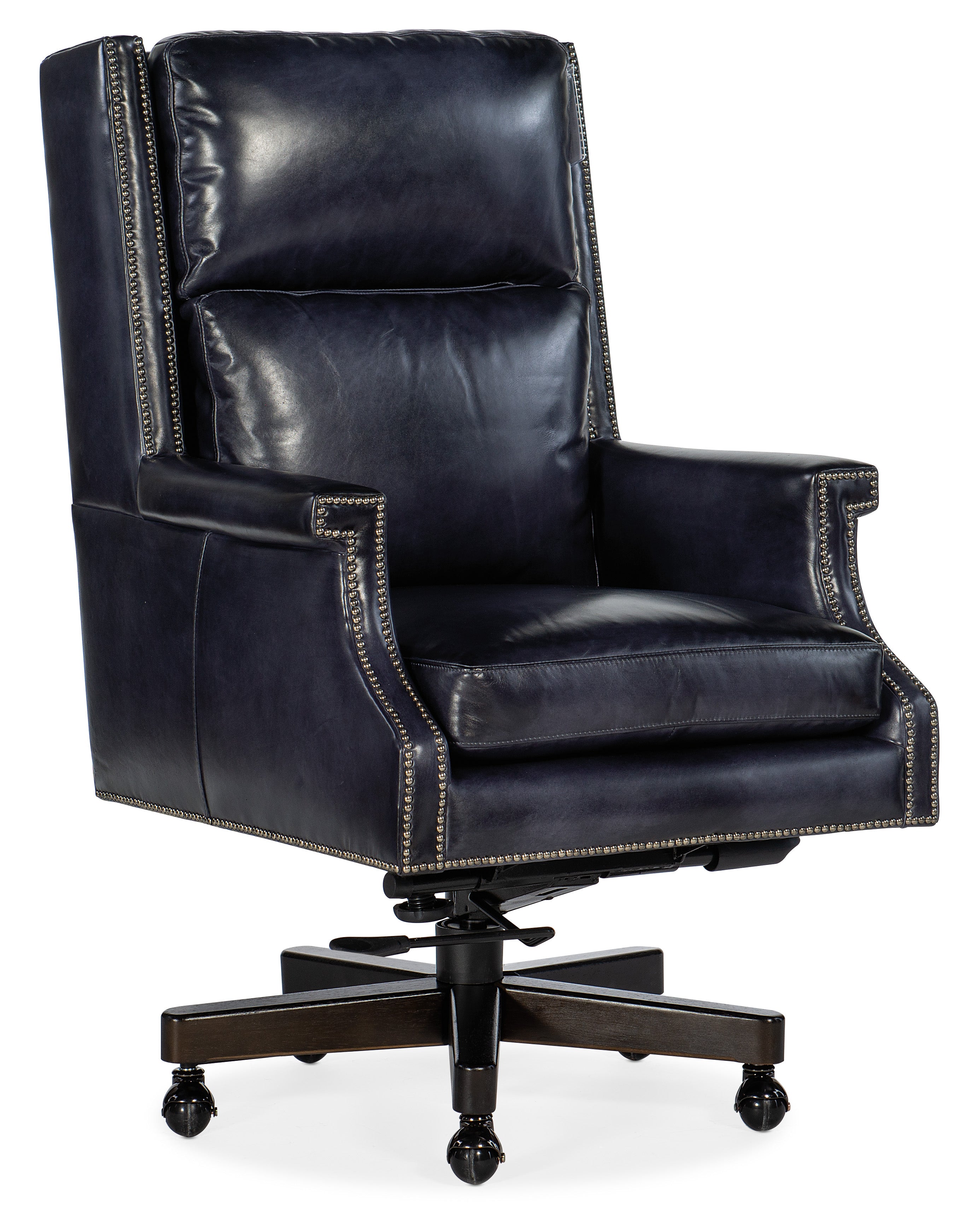 Beckett Executive Swivel Tilt Office Chair - Ergonomic Adjustable Leather Desk Chair for Home & Business Use - Perfect for Conference Rooms, Workstations & Home Offices
