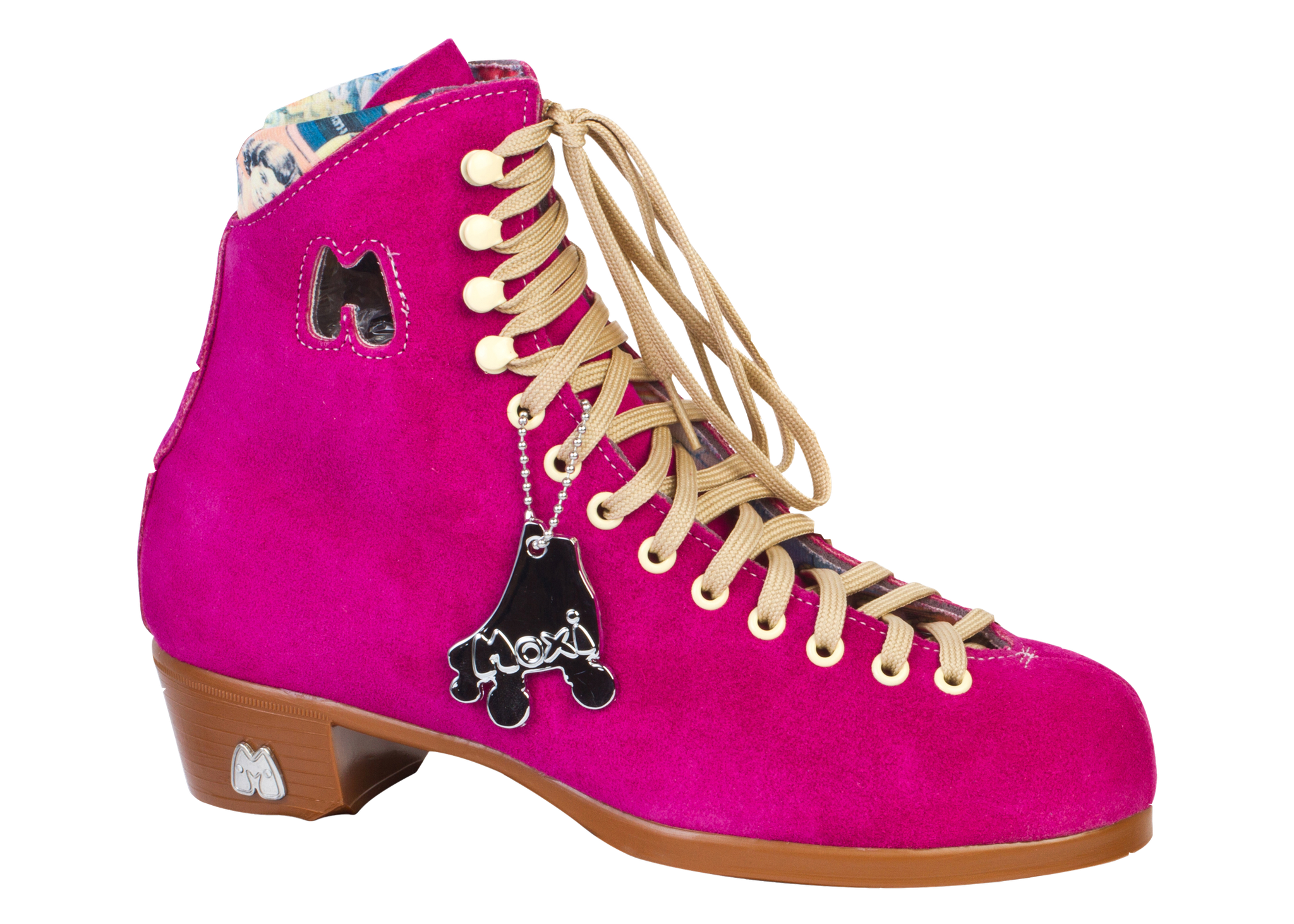 Moxi Lolly Roller Skates Boot Only - Fuchsia Pink for Women & Girls - Perfect for Outdoor Skating, Rink, and Park Roller Derby