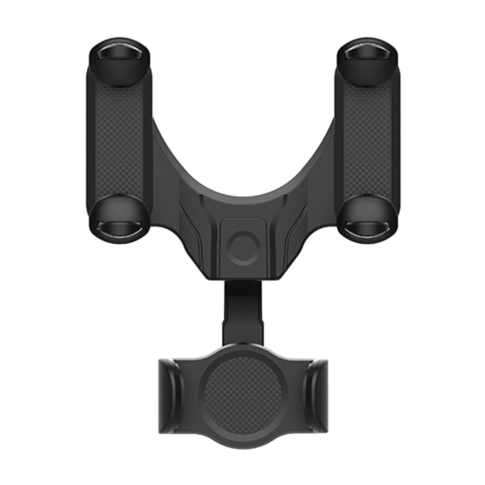 360° Rotatable & Retractable Car Phone Holder - Universal Rearview Mirror Mount with Secure Clip - Hands-Free Cell Phone Stand for Driving, GPS Navigation & Video Calls