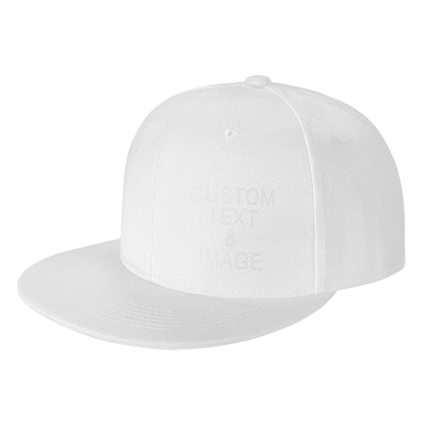 Custom Snapback Baseball Caps for Men & Women - Personalized Flat Bill Hip Hop Hat - Design Your Own Unique Style - Perfect for Streetwear, Sports & Casual Outfits