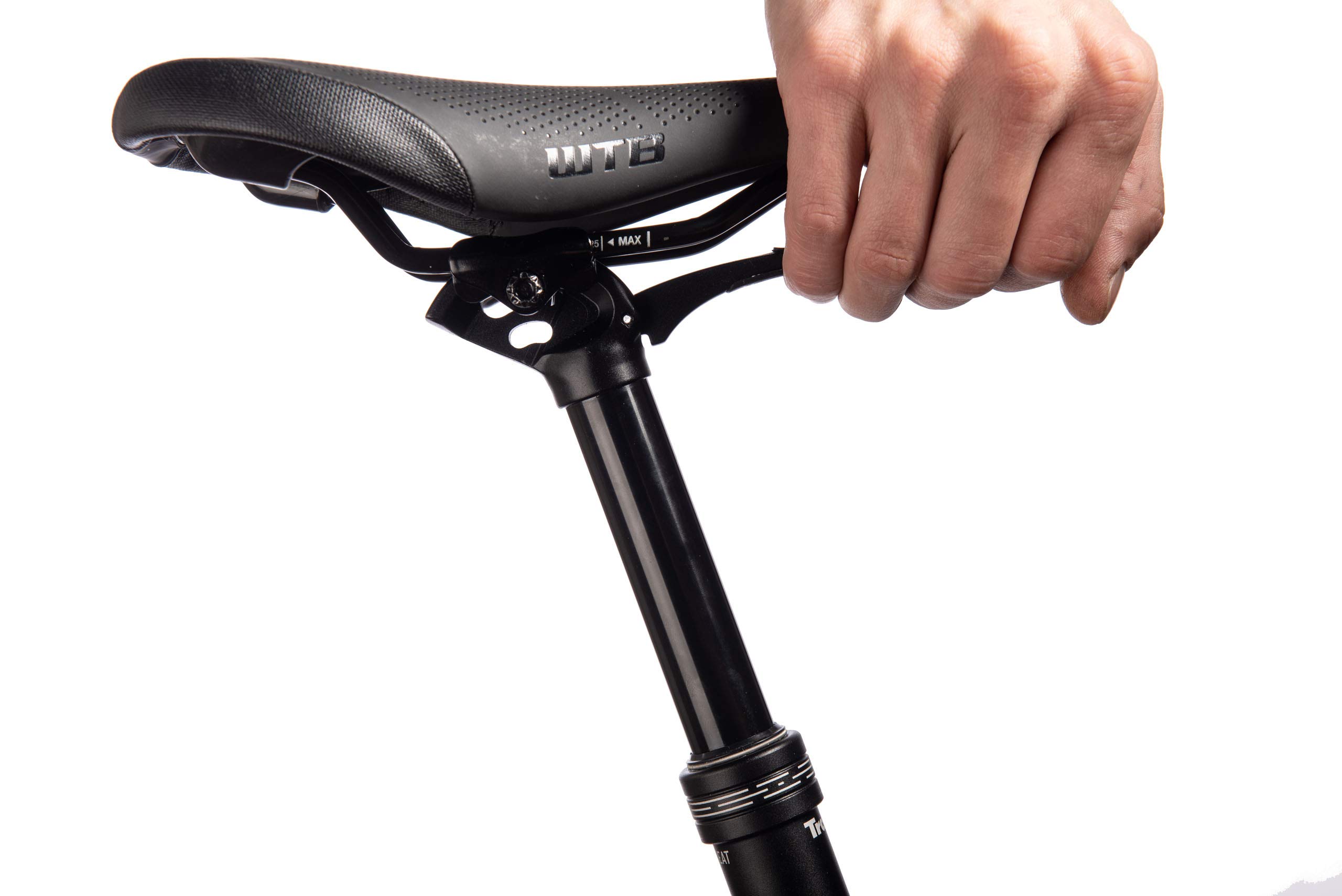 Wireless Dropper Post for Mountain Bikes - Jump Seat Cable-Free MTB Seatpost for Trail & Downhill Riding - Perfect for Off-Road Biking Adventures