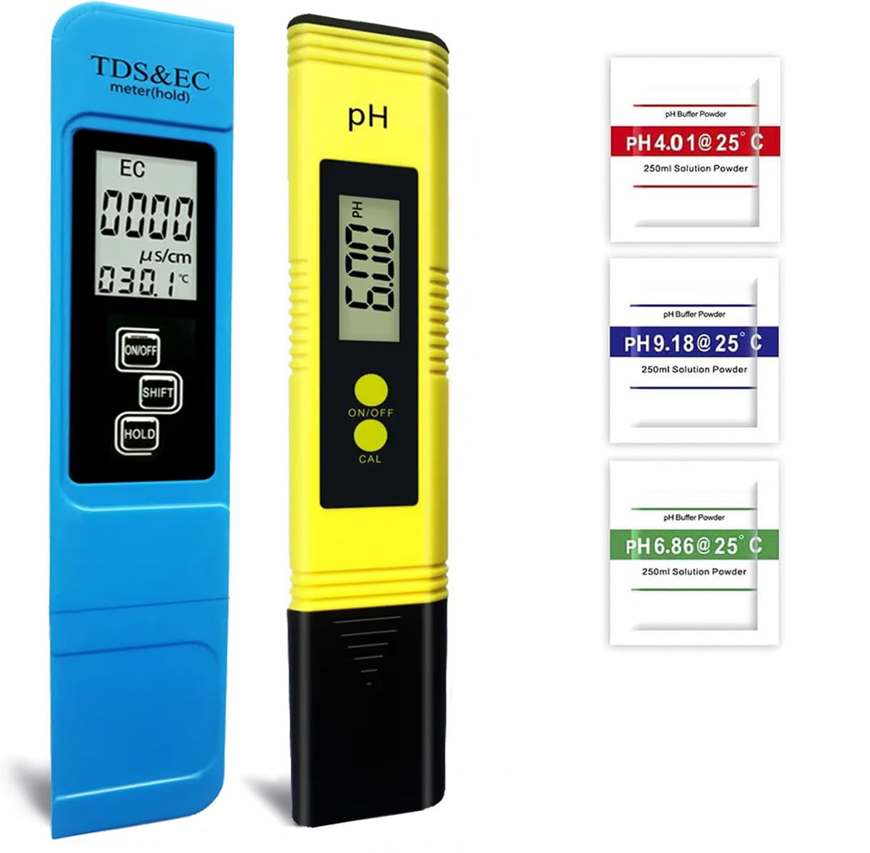 ZAMLIY Digital pH and TDS Meter Combo - High Accuracy Water Tester for Hydroponics, Aquariums & Drinking Water | Monitor Water Quality for Home, Garden & Fish Tanks