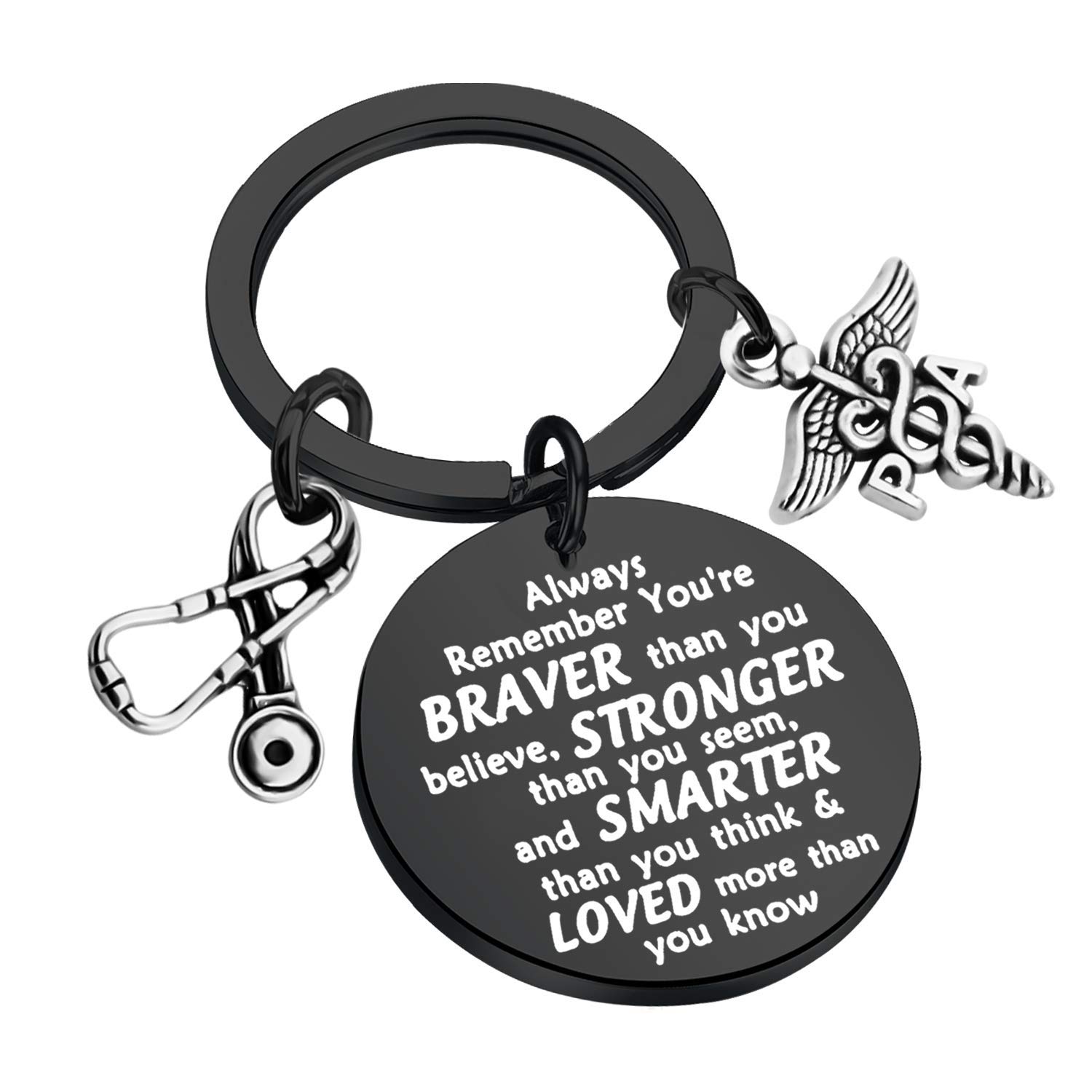 BNQL PA Keychain - Physician Assistant Graduation Gift for Women & Men - Perfect for PA School Graduation, Appreciation & Daily Use