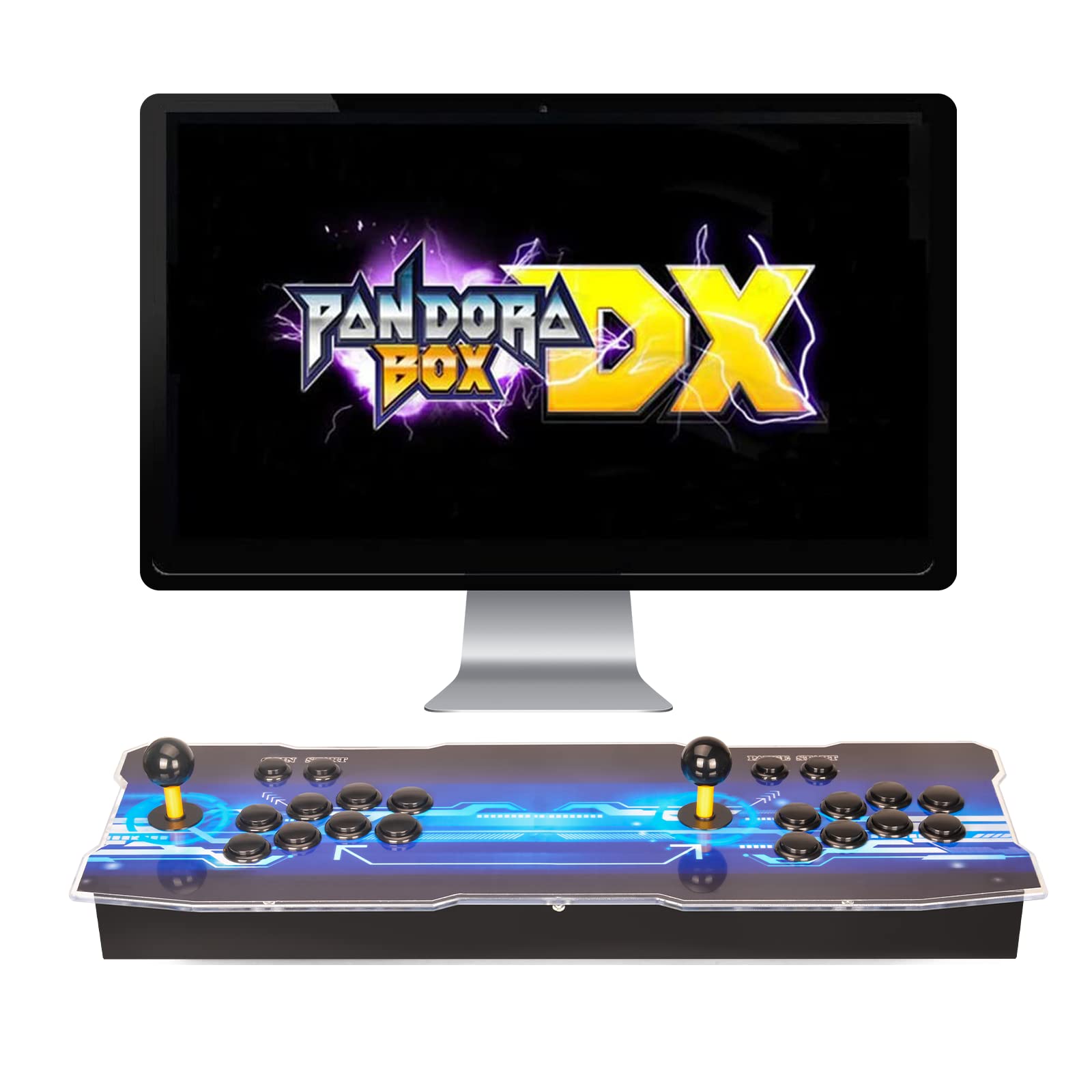 ARCADORA 3A Original DX Pandora Arcade Game Console - 3000-in-1 Classic Arcade Games with 8-Button Control, 4-Player Support, Game Saving & HD 720P Output | Perfect for Home Entertainment, Game Nights & Retro Gaming Enthusiasts