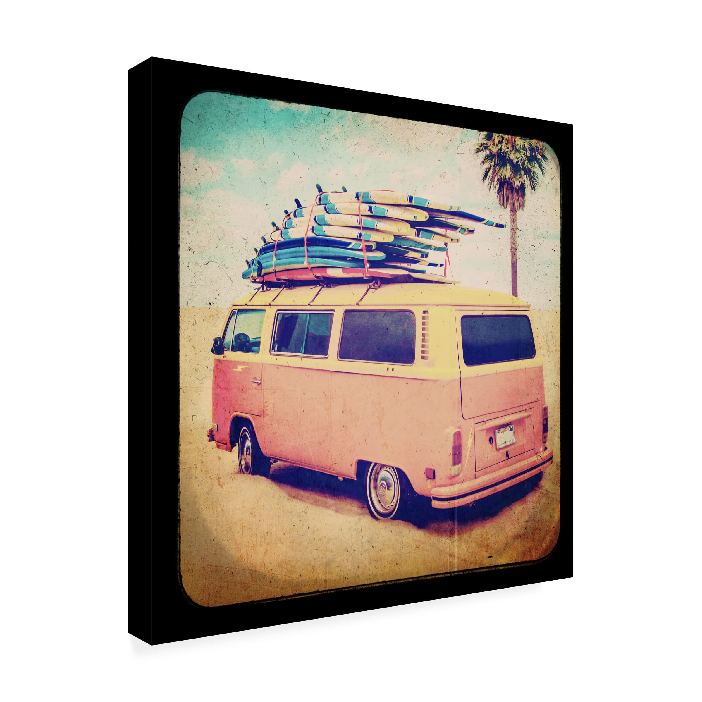 Trademark Fine Art 'Frames of Travel VI' Canvas Wall Art by Thomas Brown - Stunning Landscape Painting for Living Room, Bedroom & Office Decor