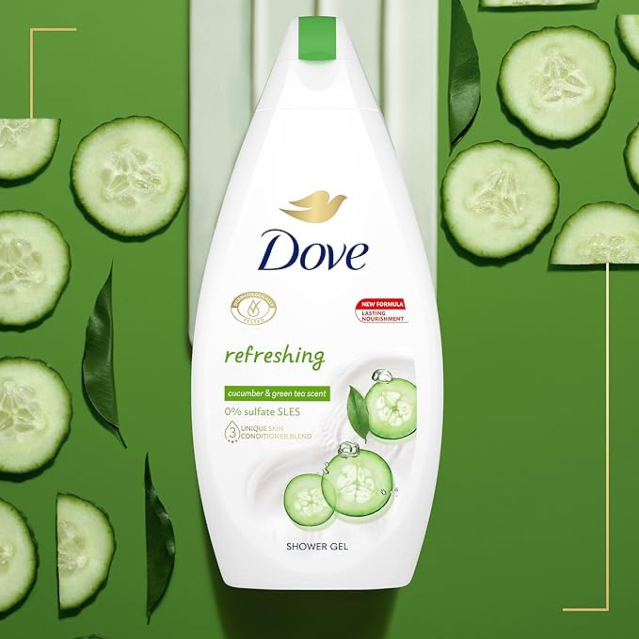 Dove Body Wash Variety Pack - Relaxing Lavender, Refreshing, Gentle Exfoliating & Deeply Nourishing (4 x 6.7 Oz) | Perfect for Daily Shower, Spa Night & Gift Giving