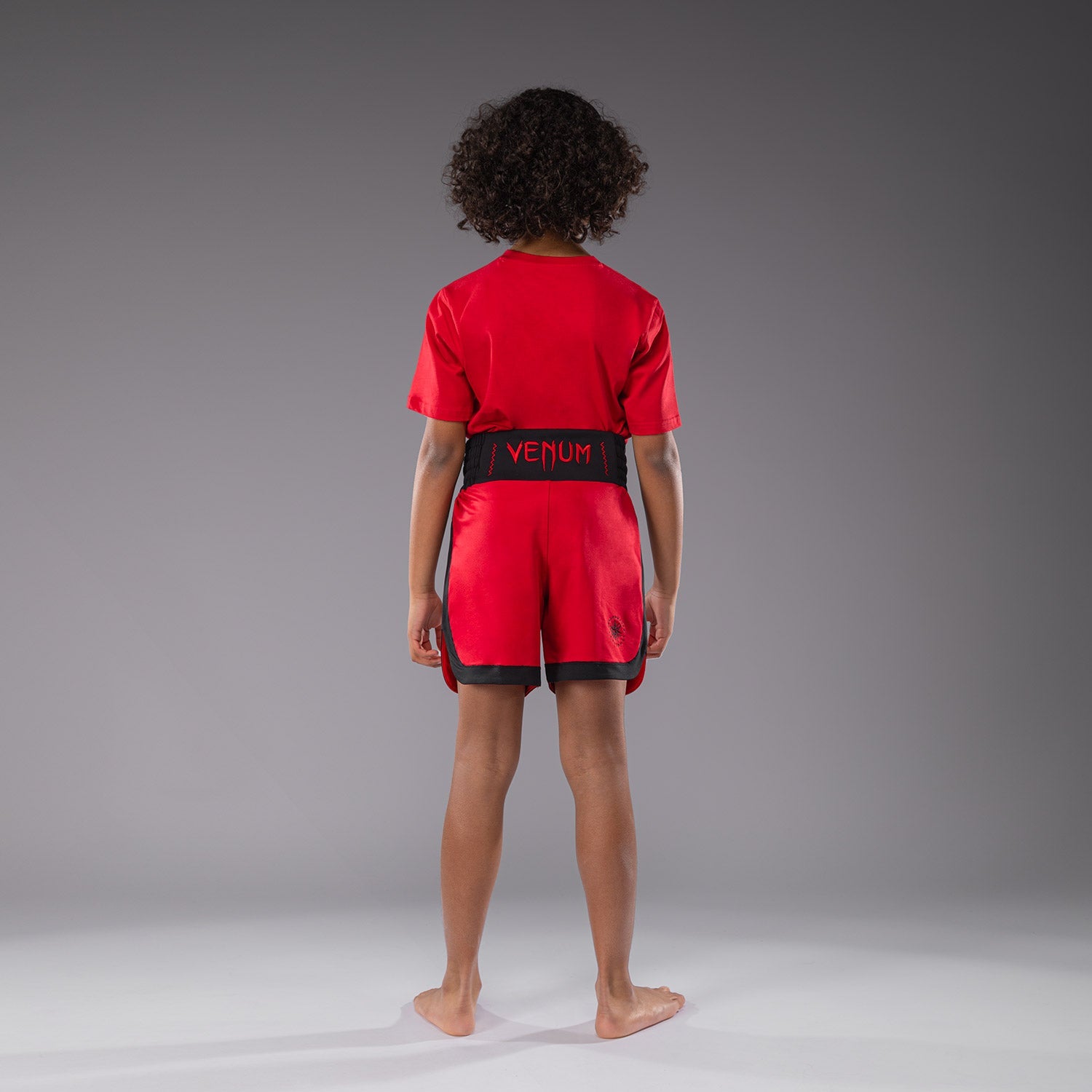 Venum Classic Kids Boxing Shorts - Cherry Red | Breathable & Comfortable for Training & MMA | Perfect for Boxing, Kickboxing & Martial Arts Practice
