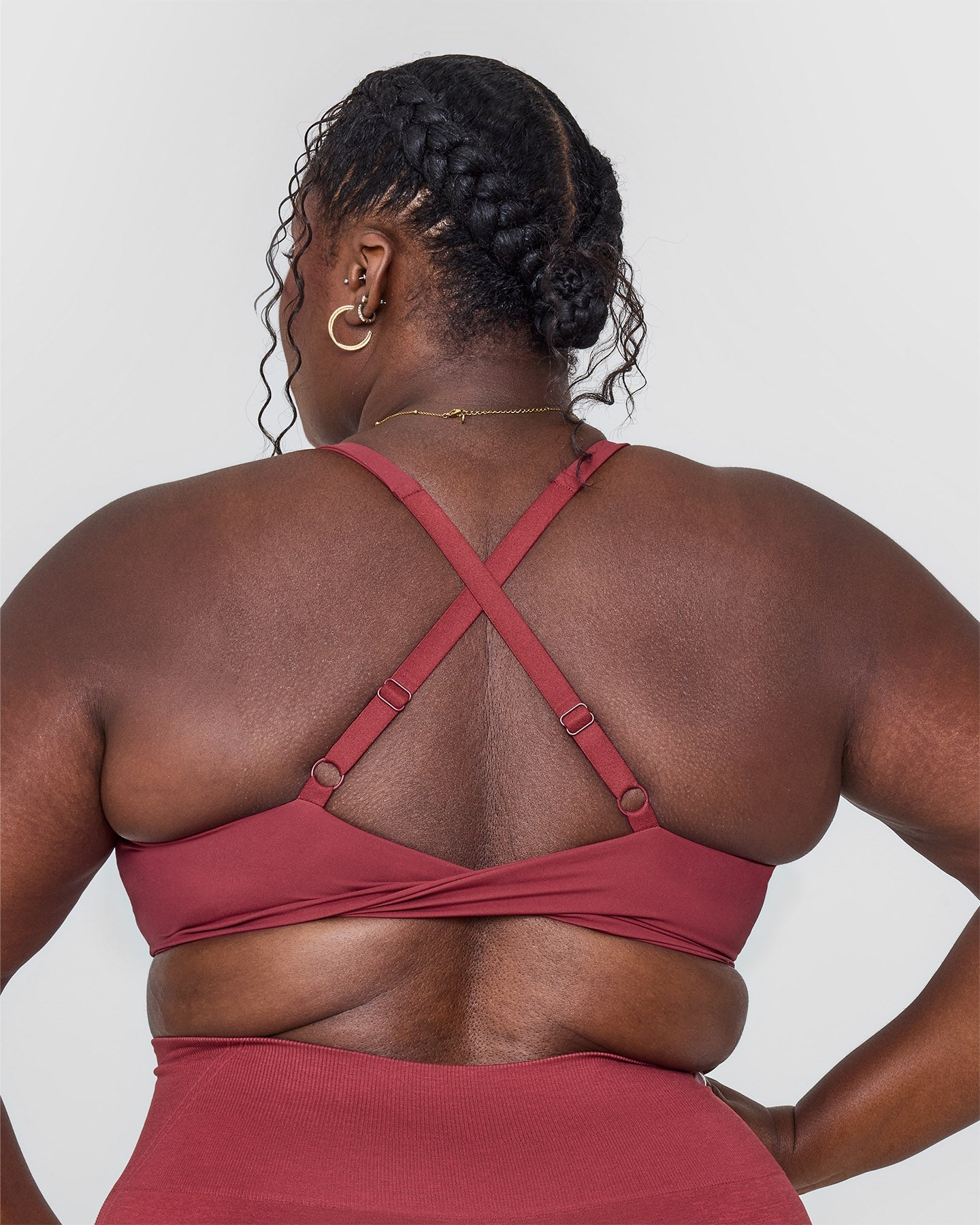 Seamless Wireless Micro Bralette - Soft Comfort Bra for Women in Burnt Cherry | Lounge, Sleep, Yoga & Everyday Wear