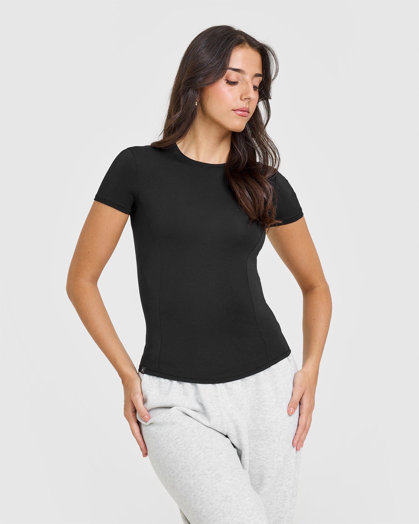 Mellow™ Soft Short Sleeve T-Shirt for Men & Women - Comfortable Cotton Tee in Soft Black | Casual Wear, Lounge, Everyday Outfits