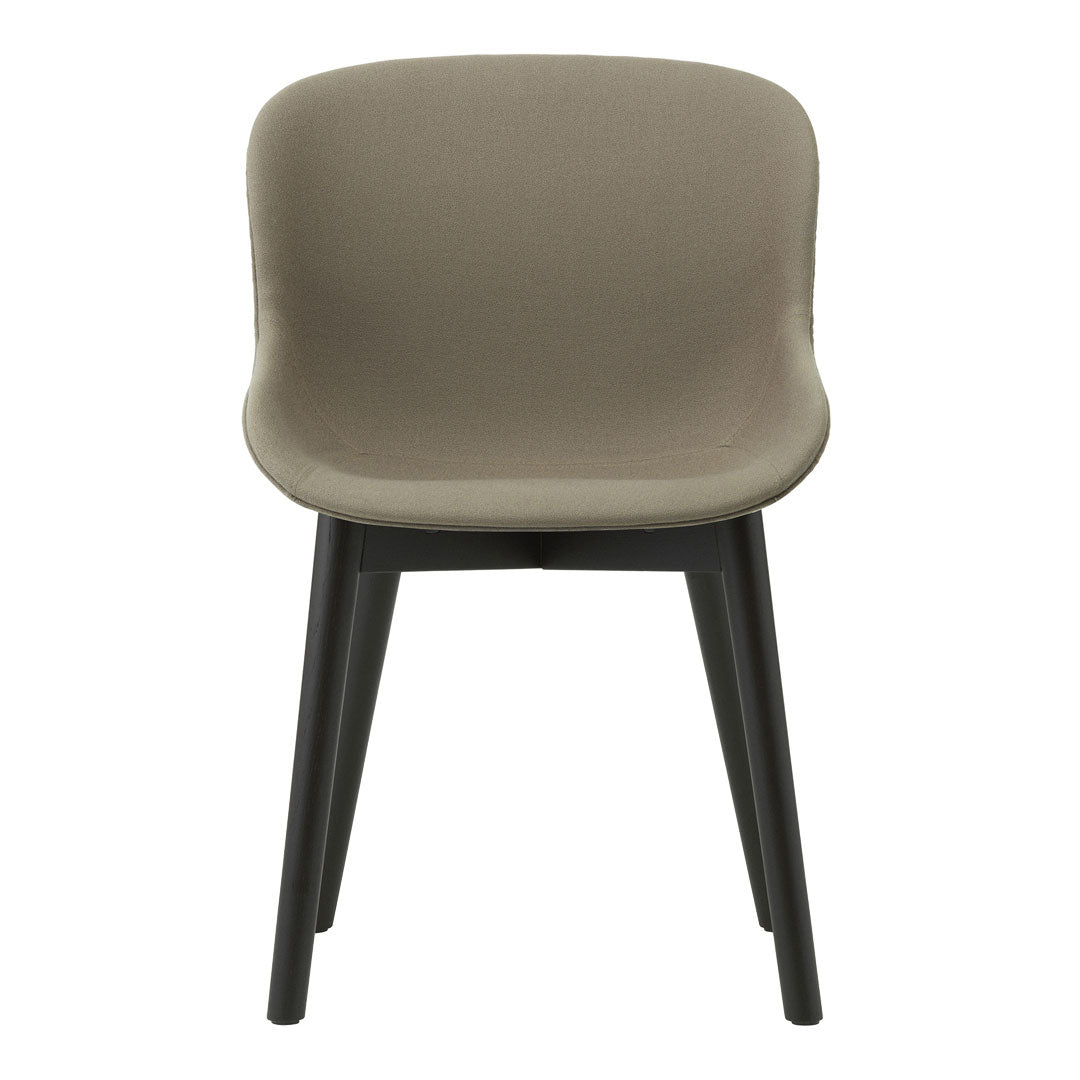 Hyg Side Chair with Wood Base & Full Upholstery - Modern Dining Chair for Kitchen, Living Room & Office