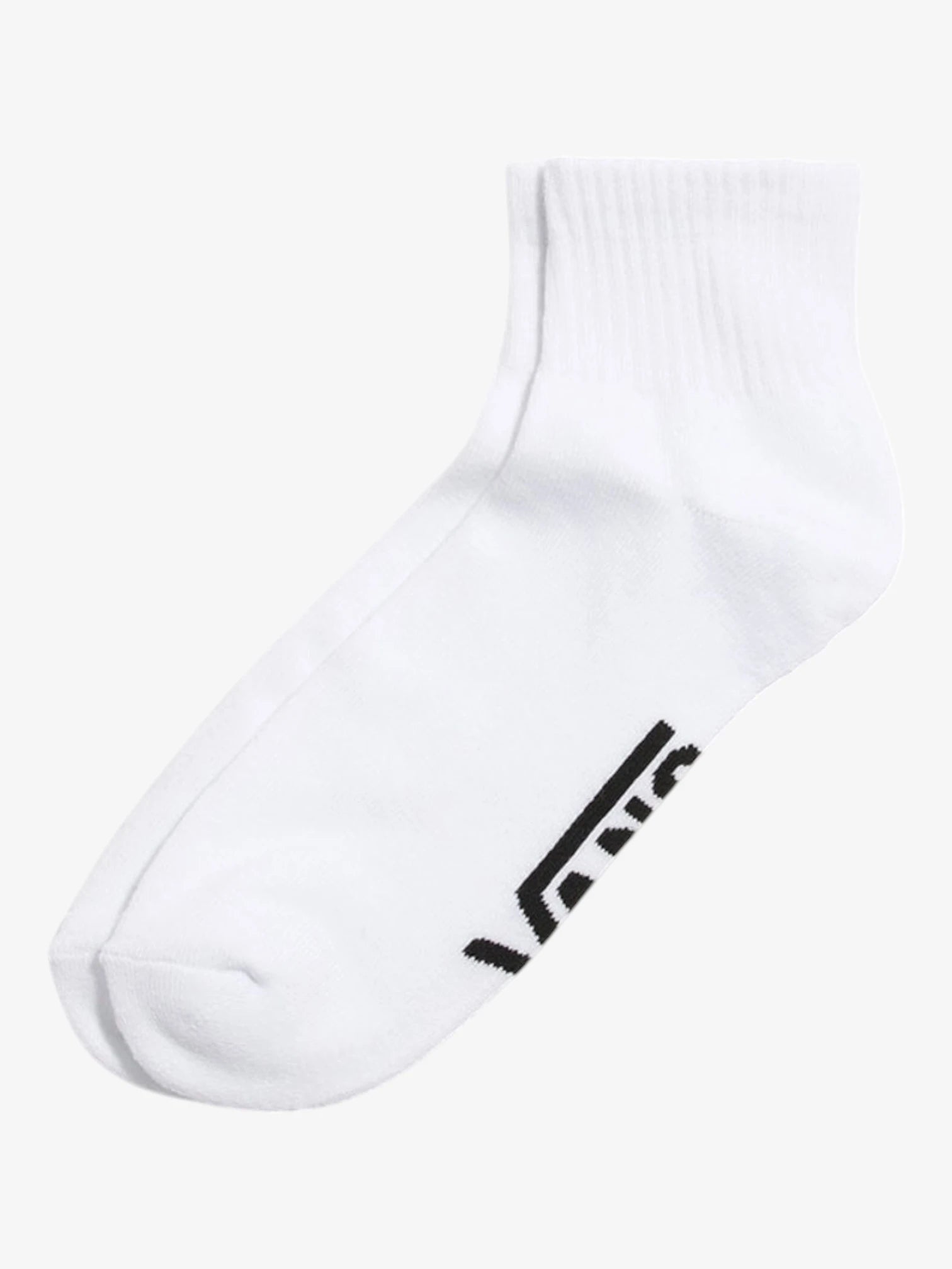 Vans Classic Ankle Socks 3-Pack White - Comfortable Crew Socks for Men & Women - Perfect for Casual Wear, Sneakers, and Everyday Outfits