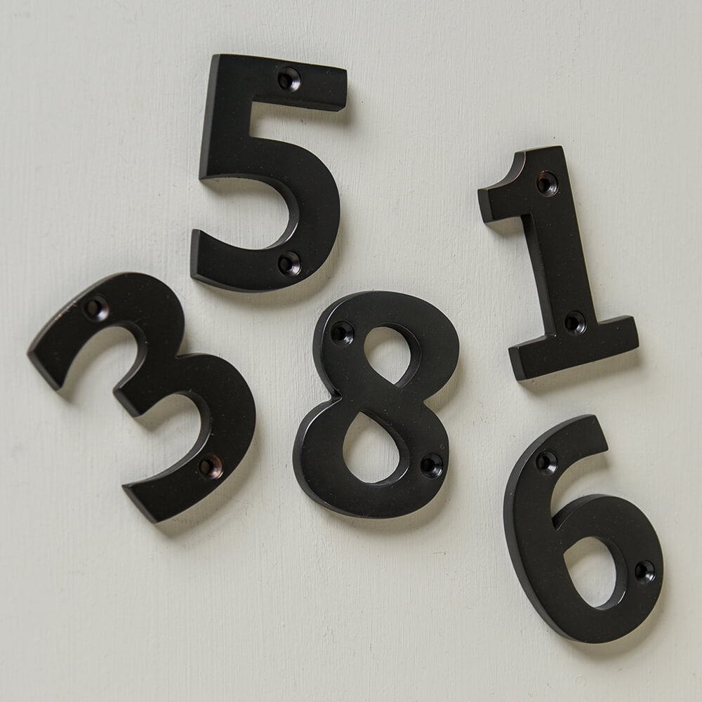 Vintage Bronze House Numbers 0-9 - Rustic Outdoor Address Plaques for Home & Mailbox - Perfect for Farmhouse, Cottage & Traditional Style Homes