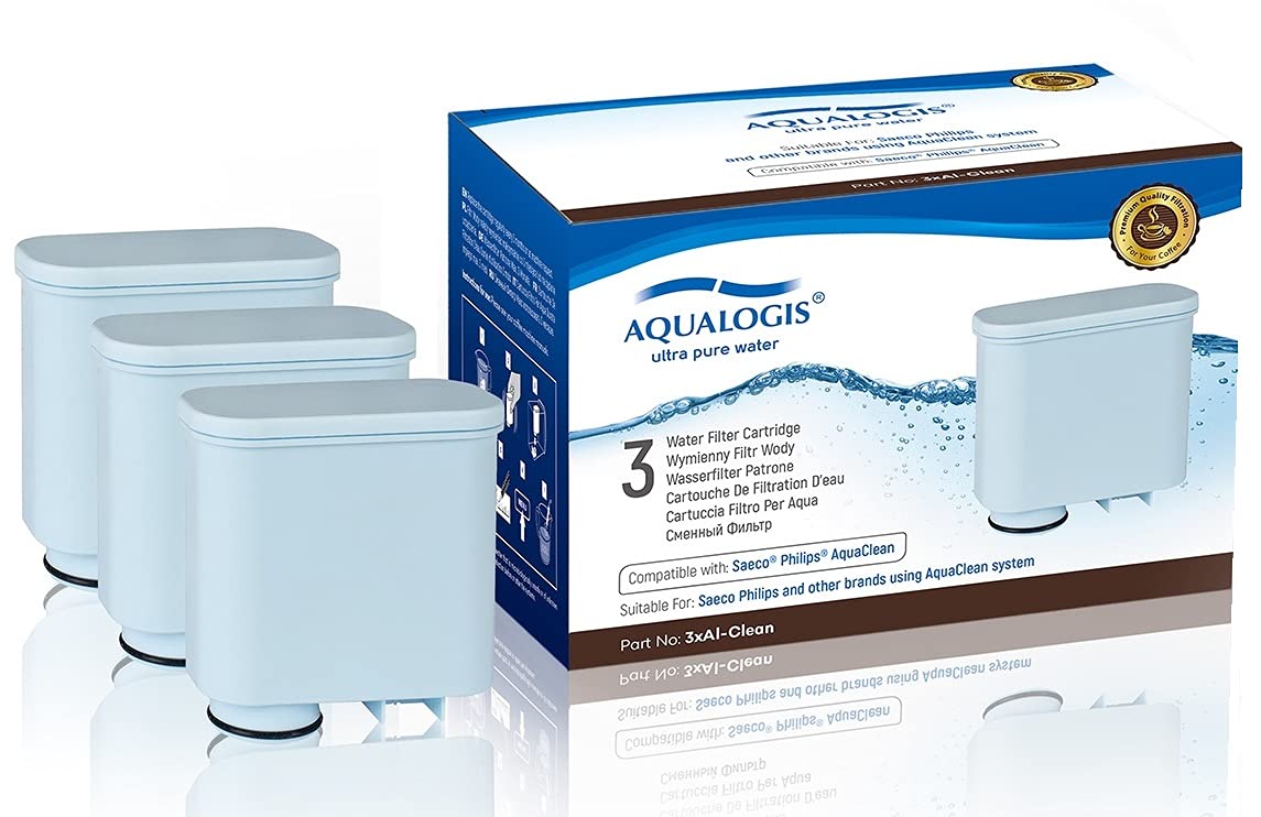 Aqualogis Al-Clean Water Filter Compatible with Saeco Philips CA6903/01 AquaClean - 3 Pack - Removes Limescale & Impurities - Perfect for Coffee Machines & Home Water Filtration Systems