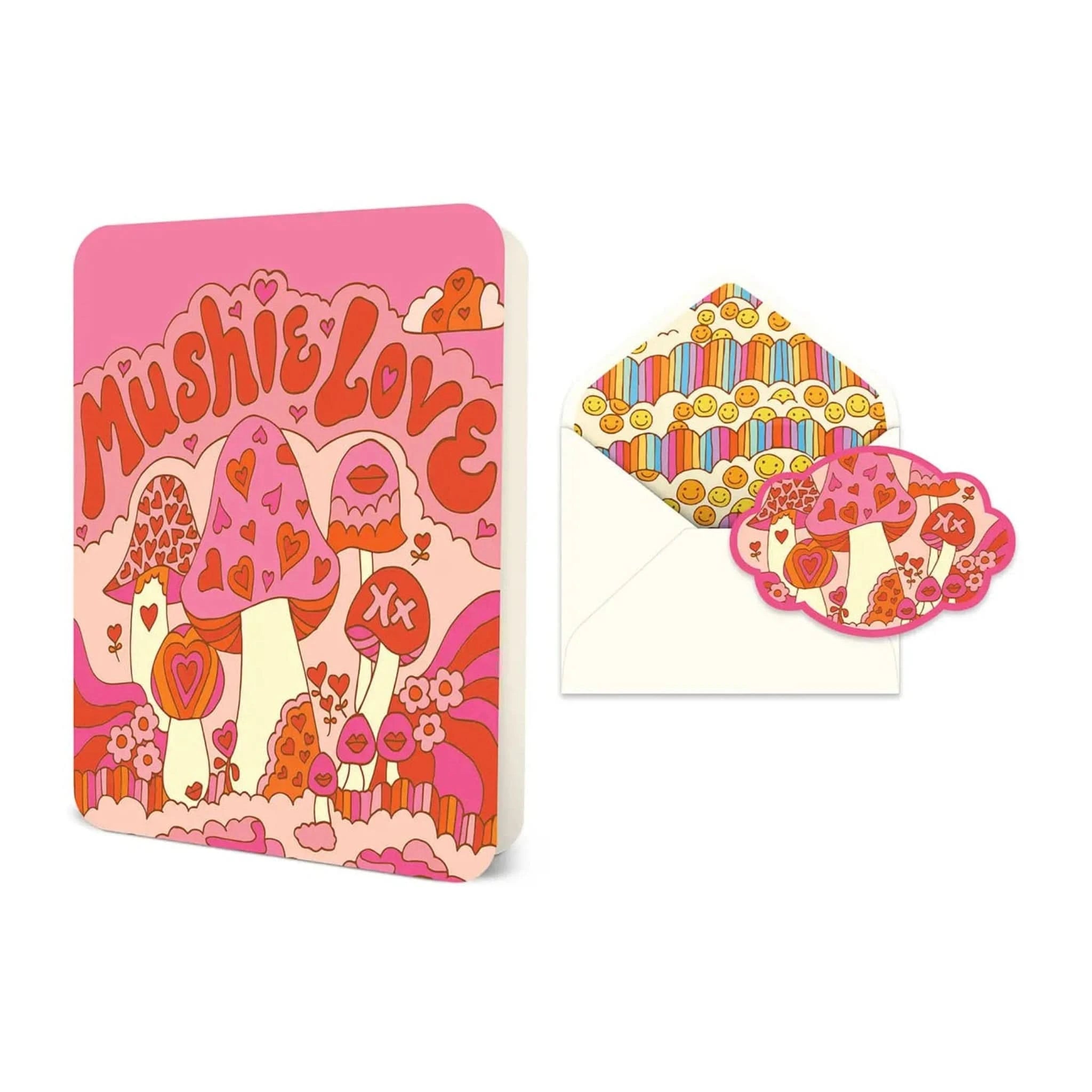 Mushie Love Card - Elegant Greeting Card for Birthdays, Anniversaries & Special Occasions - Perfect for Expressing Love & Appreciation