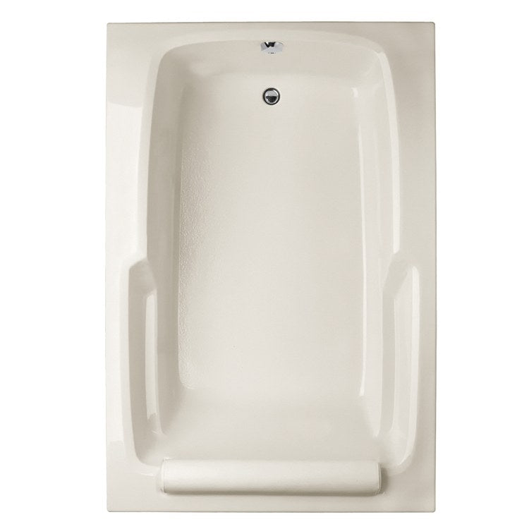 Premium Air Tub Designer Collection Duo Drop-In Biscuit Rectangle 8-Jet Acrylic Bathtub - 60 x 48 x 17.5 Inches - Perfect for Luxury Bathrooms & Spa Retreats