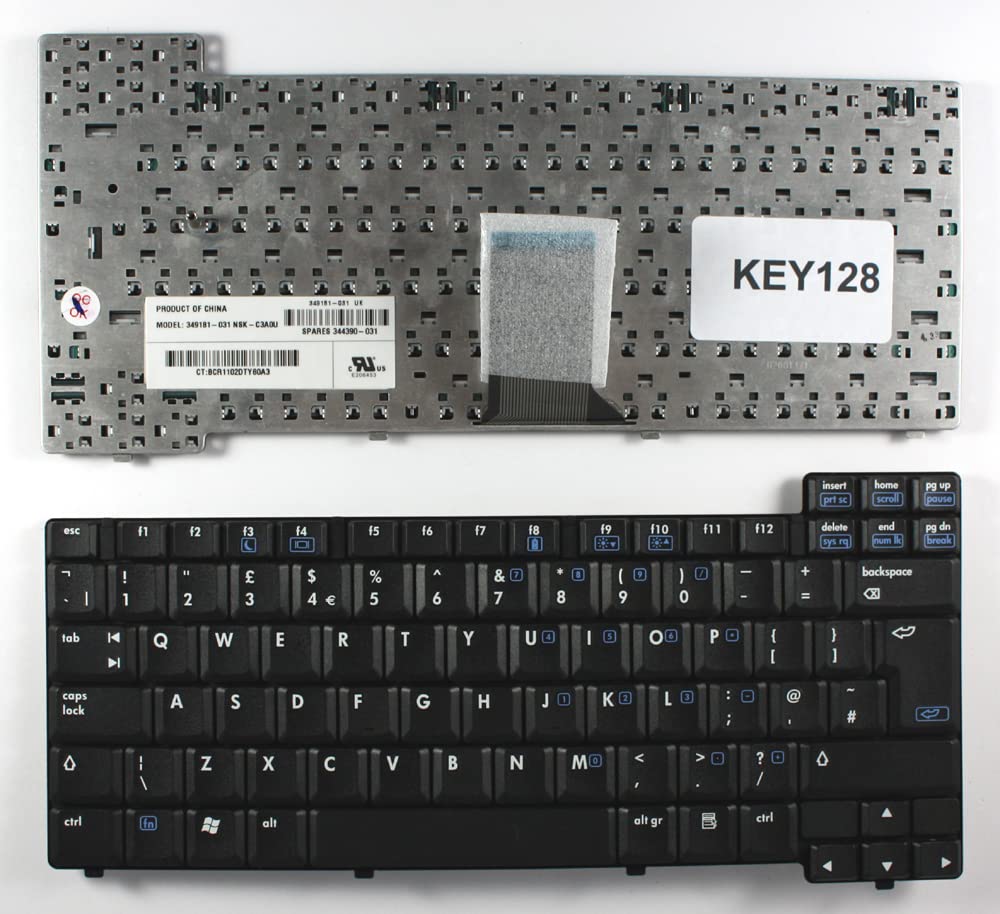 Compaq Presario V1035AP Replacement Laptop Keyboard - UK Layout Black | Compatible with Compaq Presario V1035AP Series | Perfect for Typing, Gaming & Office Work