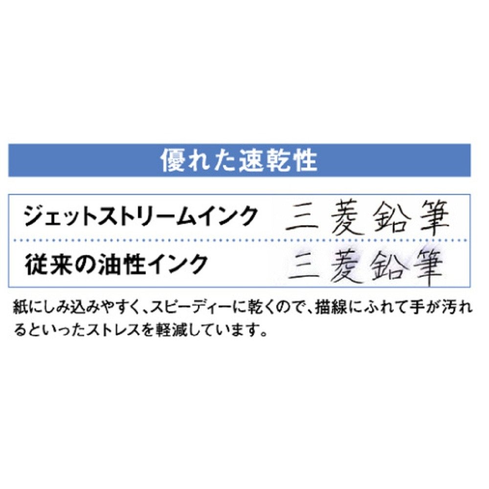 Mitsubishi Pencil SXE3300007.9 Jetstream Prime Tri-Color Ballpoint Pen - 0.7mm Fine Point (0.03 inches) - Navy Blue - Smooth Writing for Office, School & Note Taking