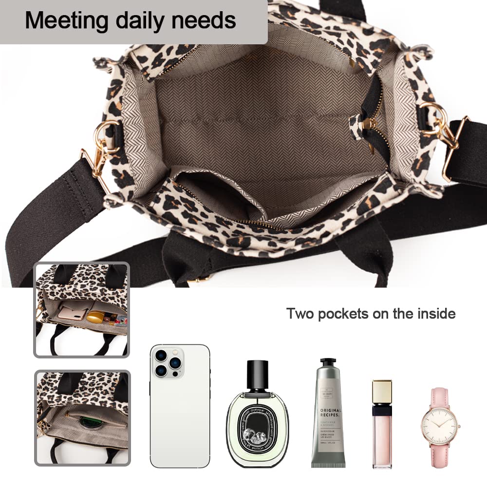 Stylish Canvas Tote Bag for Women - Durable Crossbody & Top Handle Handbag - Perfect for Shopping, Work, Travel & Everyday Use