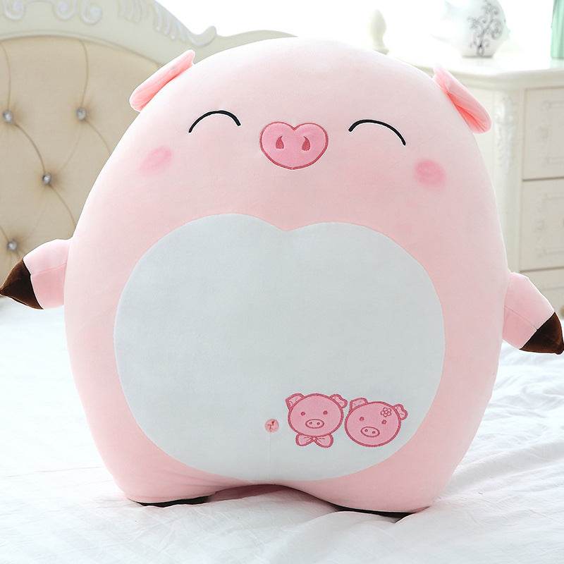 Soft and Cuddly Moody Pig Plush Toy - Adorable Stuffed Animal for Kids, Gifts & Home Decor | Perfect for Bedtime, Nursery, and Emotional Comfort