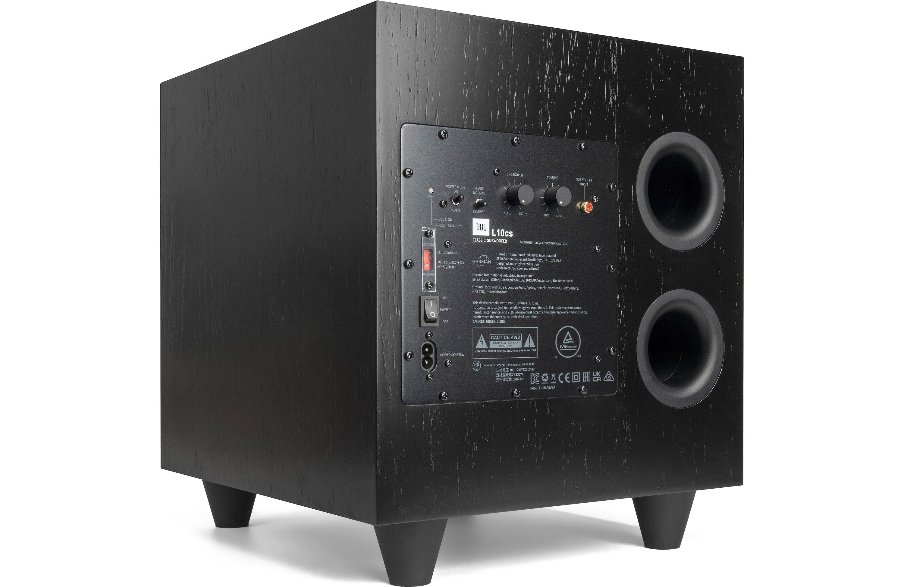 JBL L10CS Classic Series Powered Subwoofer - High Performance Bass for Home Theater & Music Systems | Perfect for Movies, Gaming & Audio Enthusiasts