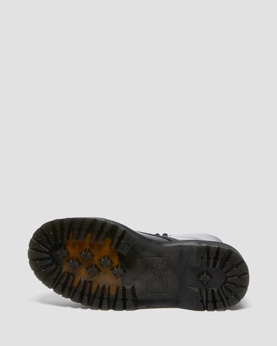 Dr. Martens Vegan Sinclair Platform Boots for Women - Black Chunky Combat Boots for Punk, Gothic & Streetwear Fashion
