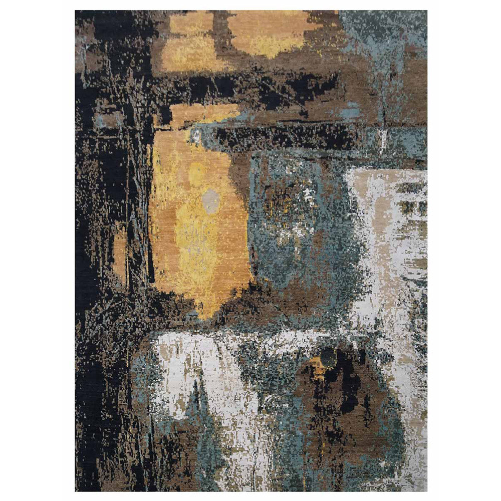 Handmade Reverie Hand Knotted Wool Rug - Luxury Bohemian Area Rug for Living Room, Bedroom & Home Decor