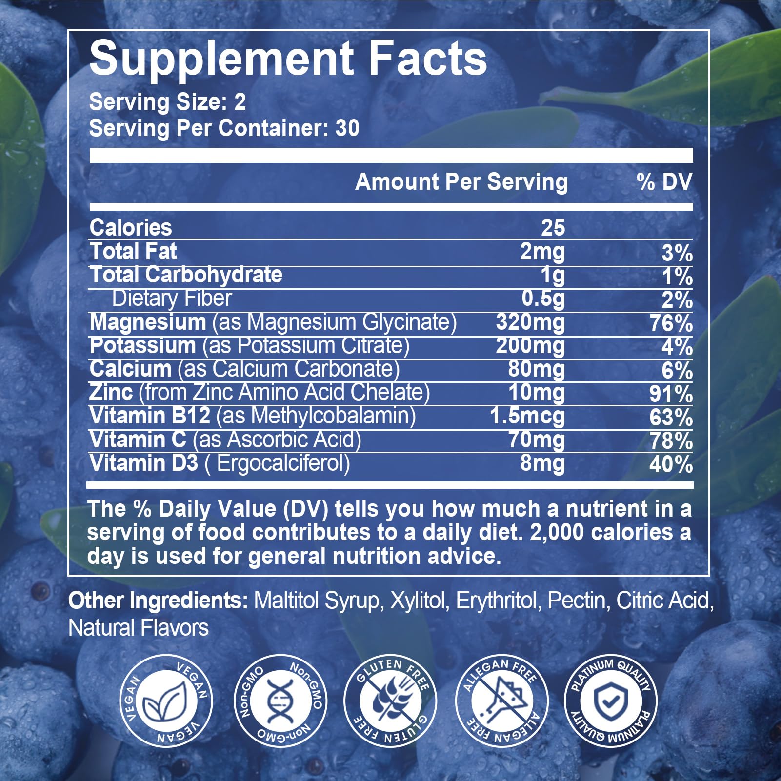 2 Pack Potassium Magnesium Gummies with Potassium Citrate 200mg & Magnesium Glycinate 320mg - Plus Calcium, Zinc & Vitamin - Muscle & Heart Health Supplement for Leg Cramps Relief - Perfect for Athletes & Active Lifestyles
