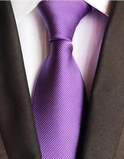 Premium Silk Necktie for Men - Classic Striped & Plaid Patterns - Perfect for Business Meetings, Weddings & Formal Occasions