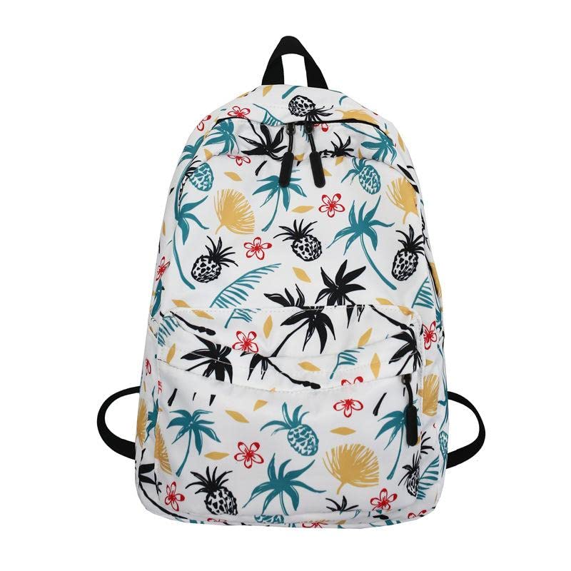 Bhoomika Girls Backpack for School - Indian Style Graffiti Print Fashionable Female Student Bag | Perfect for School, College, Travel & Daily Use