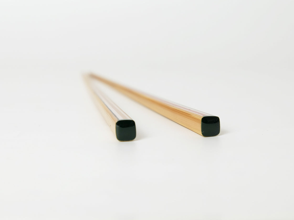 Premium Bamboo Chopsticks with Striped Design - Eco-Friendly, Durable & Stylish for Sushi, Asian Cuisine & Home Dining