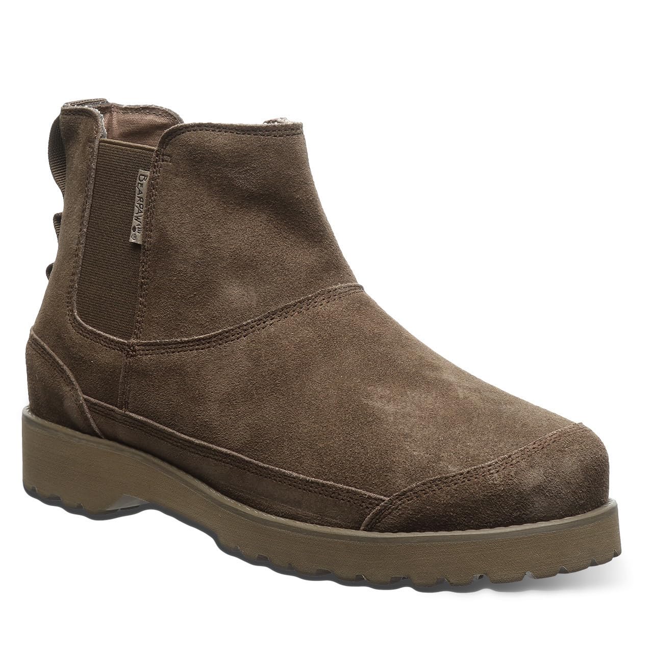 BEARPAW Men's Nick Boot - Classic Suede Winter Boots for Men | Comfortable & Warm Snow Boots | Perfect for Hiking, Outdoor Activities & Cold Weather