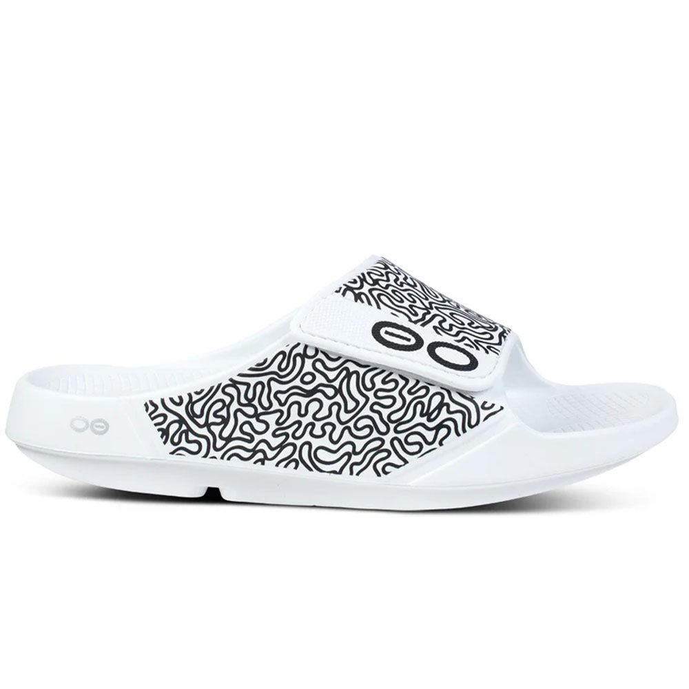 OOFOS OOahh Sport Flex Slide Sandals - Unisex Recovery Footwear for Athletes & Active Lifestyles - Perfect for Post-Workout, Running, Gym & Everyday Comfort