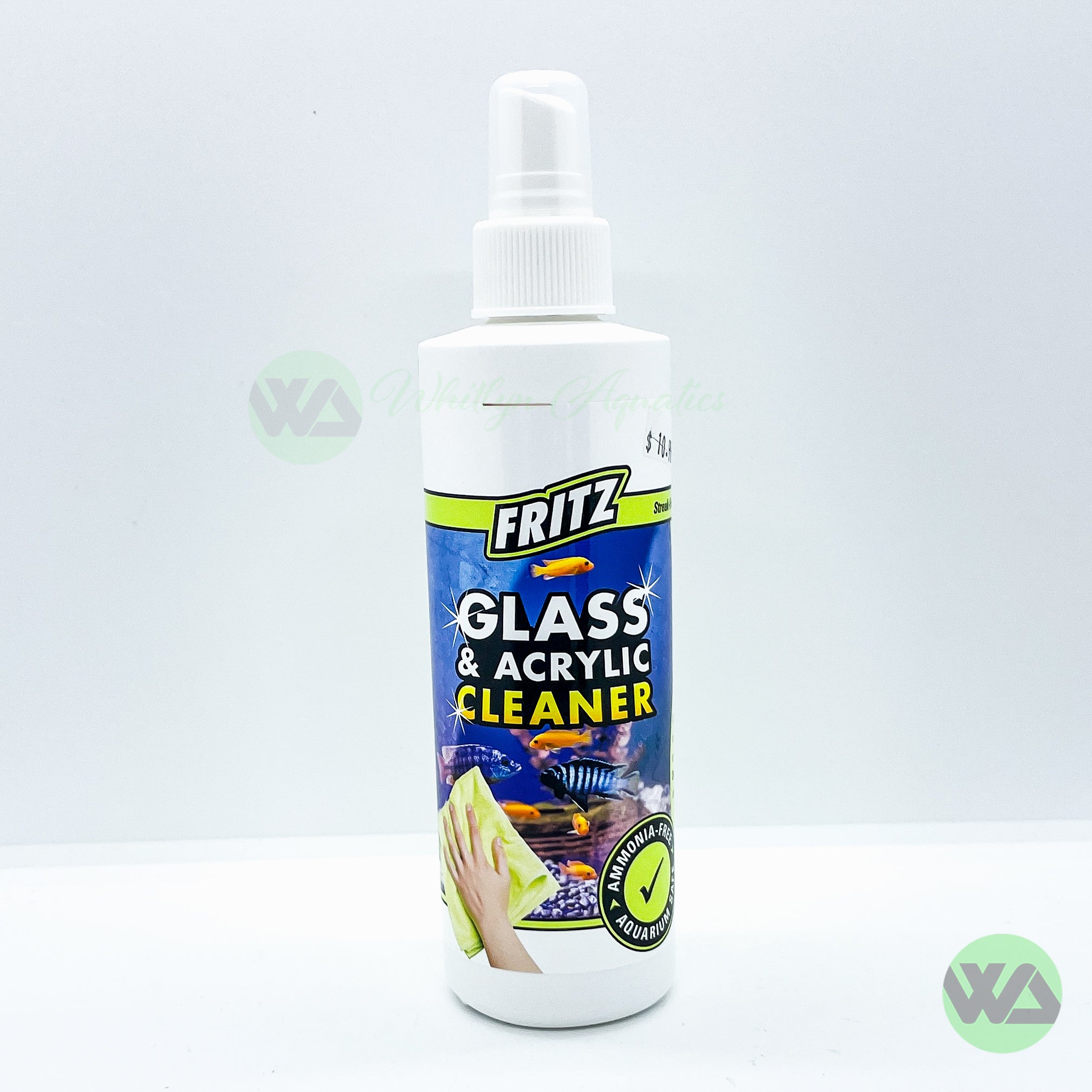 Fritz Glass & Acrylic Cleaner Spray - 8oz Bottle for Streak-Free Shine | Perfect for Windows, Mirrors, Screens & Displays | Home & Office Use