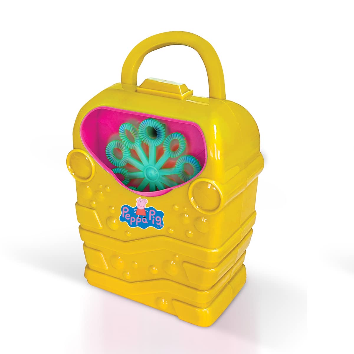 Peppa Pig Bubble Blowing Machine - Fun Bubble Maker Toy for Kids Ages 3+, Perfect for Outdoor Play, Birthday Parties & Backyard Fun - Great Gift for Toddlers & Preschoolers