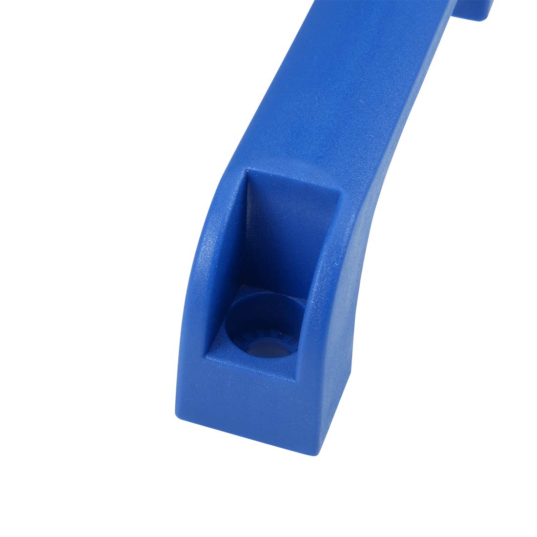 uxcell 120mm Blue Plastic Pull Handle with Hole Center - 4Pcs for Luggage, Mechanical Equipment & DIY Projects | Durable Replacement Handles for Toolboxes, Cabinets & Industrial Applications