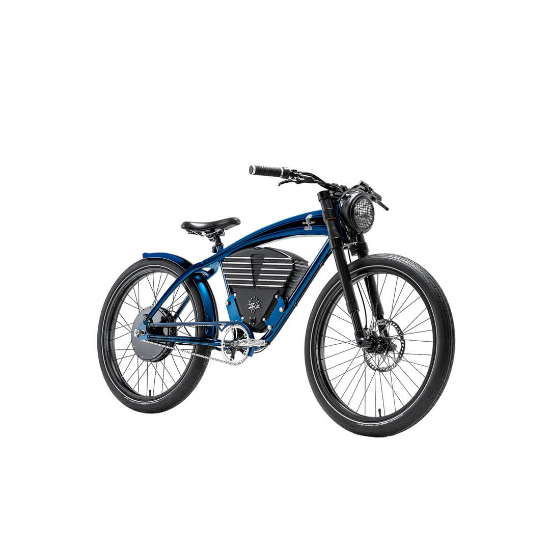 Vintage Electric Shelby Bike - Classic Retro Cruiser for Men & Women - Perfect for Commuting, Leisure Rides & Beach Cruising - Only 1 Left in Stock!