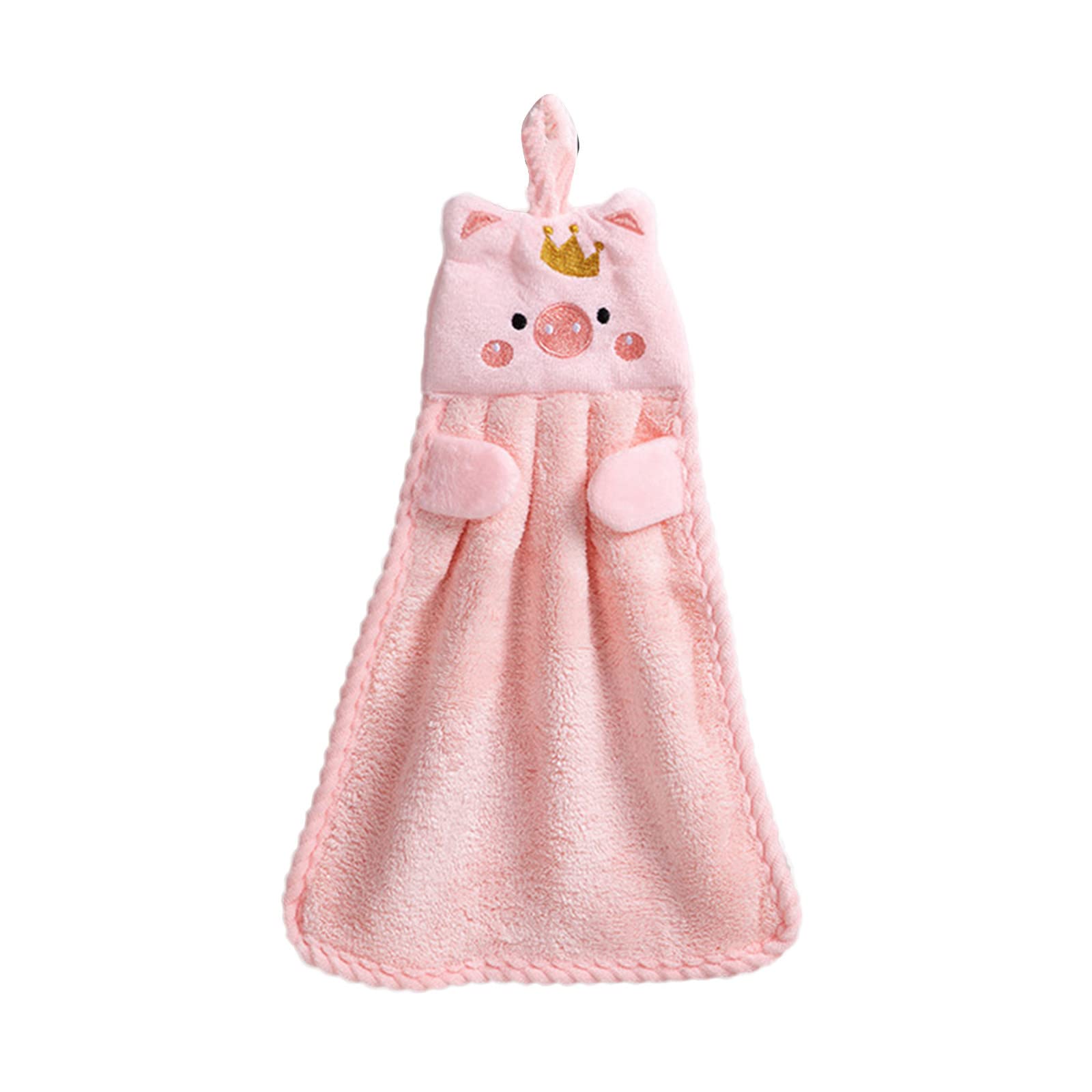 Cute Little Pig Window Frame Door Groove Absorbent Kitchen Towel - Soft Hand Towel for Kids, Stove Nozzle Cleaning & Household Use - Perfect for Kitchen, Bathroom & Home Decor