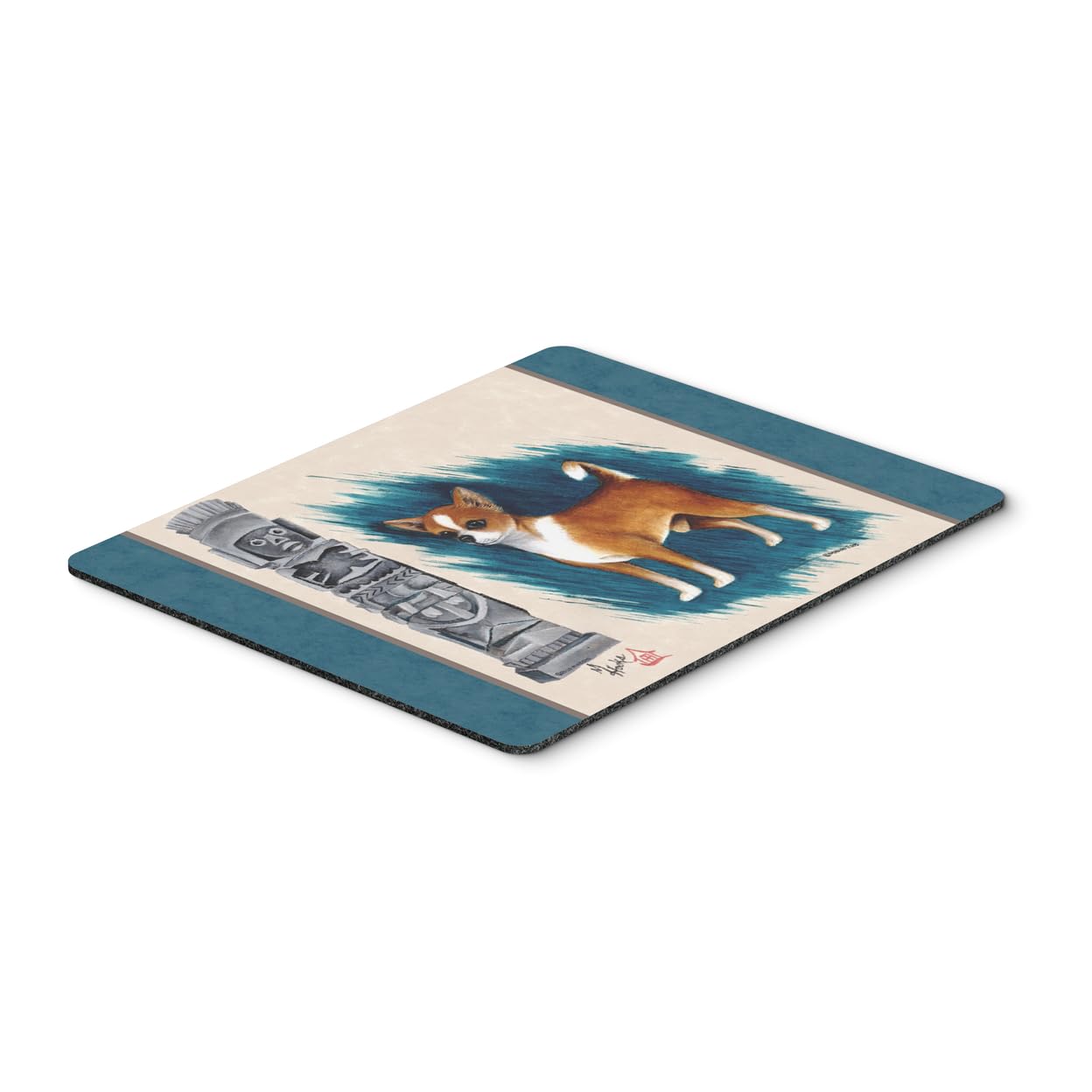 Chihuahua Totem Mouse Pad & Hot Pad - Washable Large Mouse Mat for Home Office, Gaming, Computer & Laptop - Perfect Desk Accessory for Work & Play