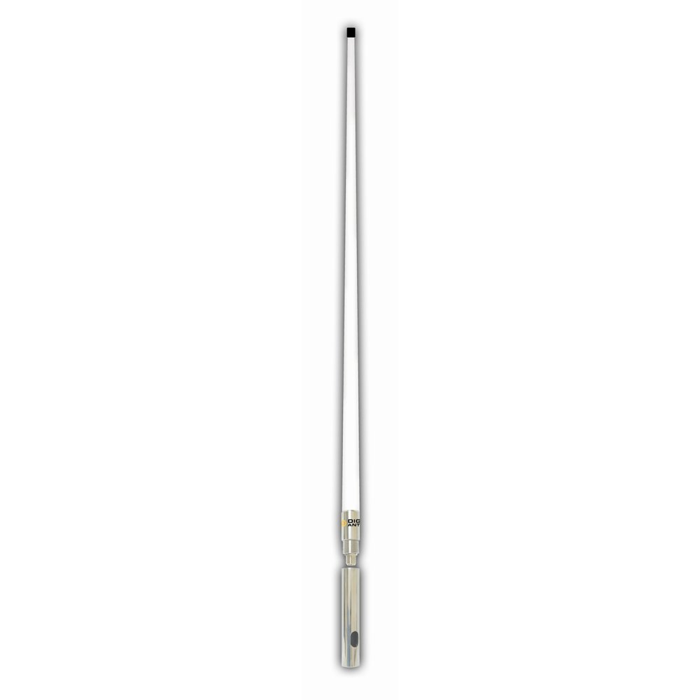 4' 5DB Digital AIS Antenna - White Marine Boat Antenna for GPS Navigation & VHF Radio Communication - Perfect for Boating, Sailing & Fishing