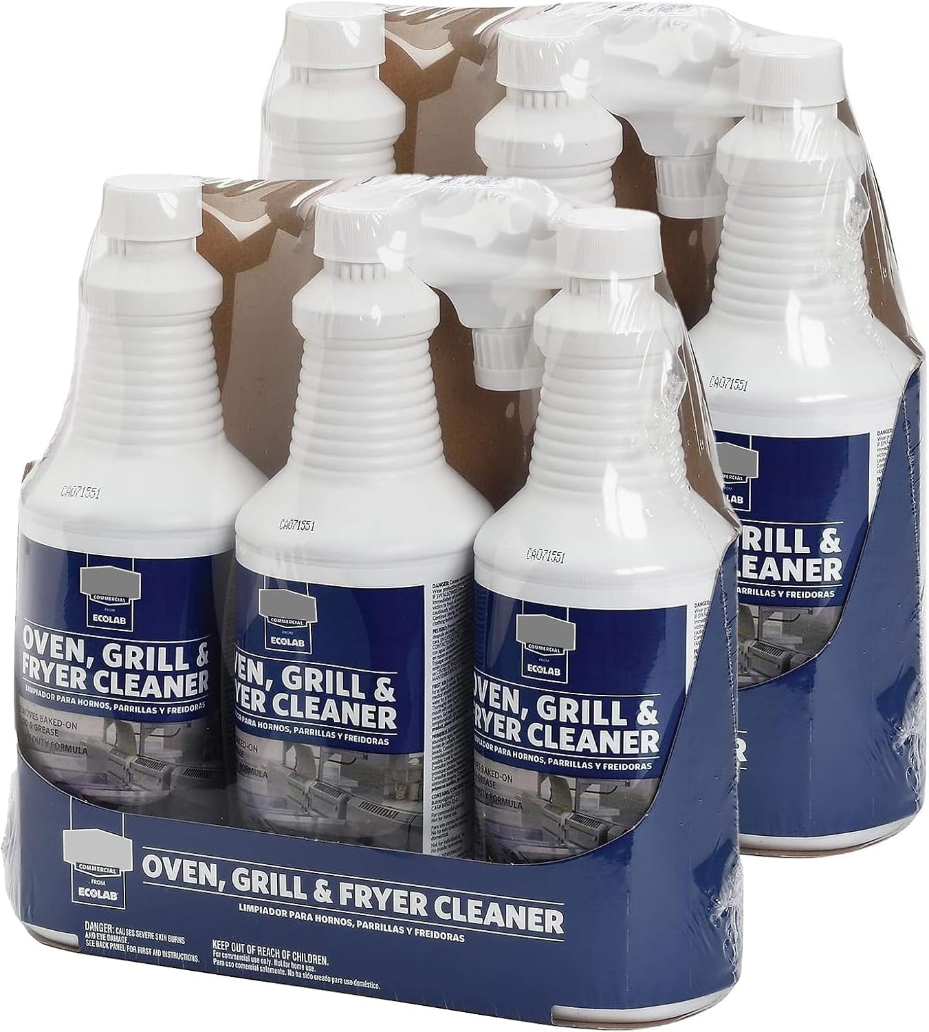 2-Pack Oven, Grill & Fryer Cleaner Value Set (32 oz, 3-Pack) - Total 6 Bottles (192 oz) - Heavy-Duty Degreaser for Kitchen Appliances, BBQ Grills & Deep Fryers - The Crave Brand