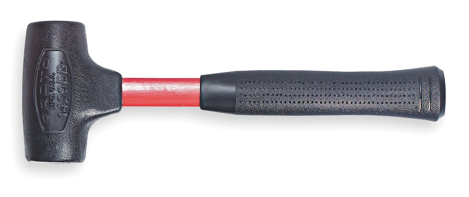 1 Lb Dead-Blow Hammer - Non-Marring, Shock-Absorbing Mallet for Automotive, Woodworking & Metalworking - Perfect for Auto Body Repair, Cabinet Making & Machinery Assembly