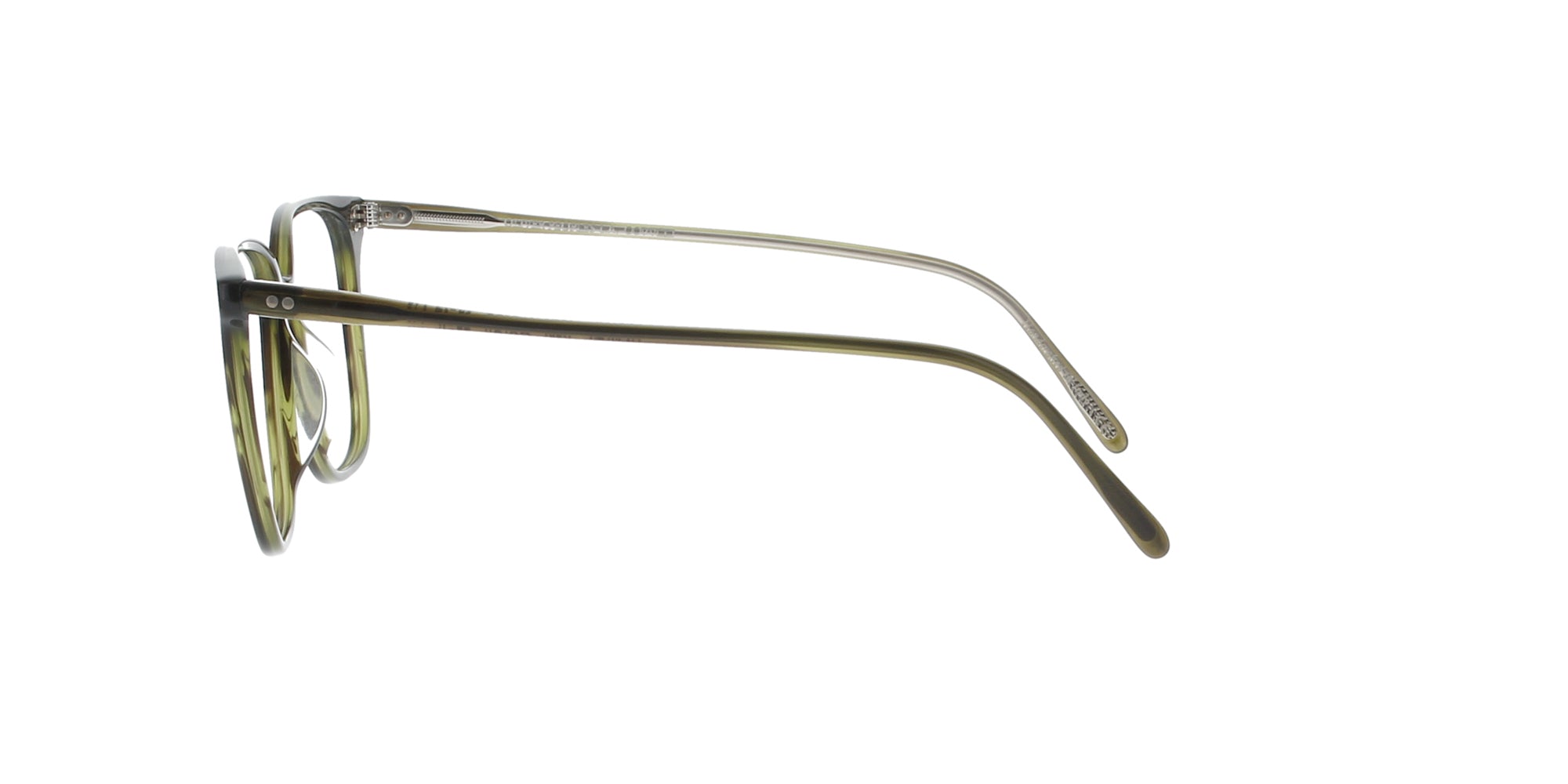 Deep Square Emerald Green Bark Oliver People's Eyeglass Frames – Stylish & Durable for Everyday Wear, Work, and Outdoor Activities