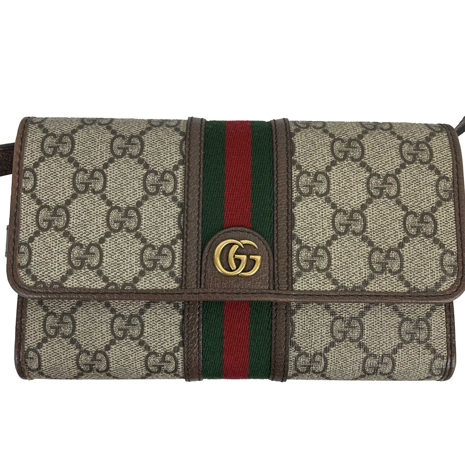 Gucci GG Supreme Monogram Ophidia Crossbody Wallet Bag for Women - Stylish Designer Shoulder Bag for Daily Use, Travel & Evening Events
