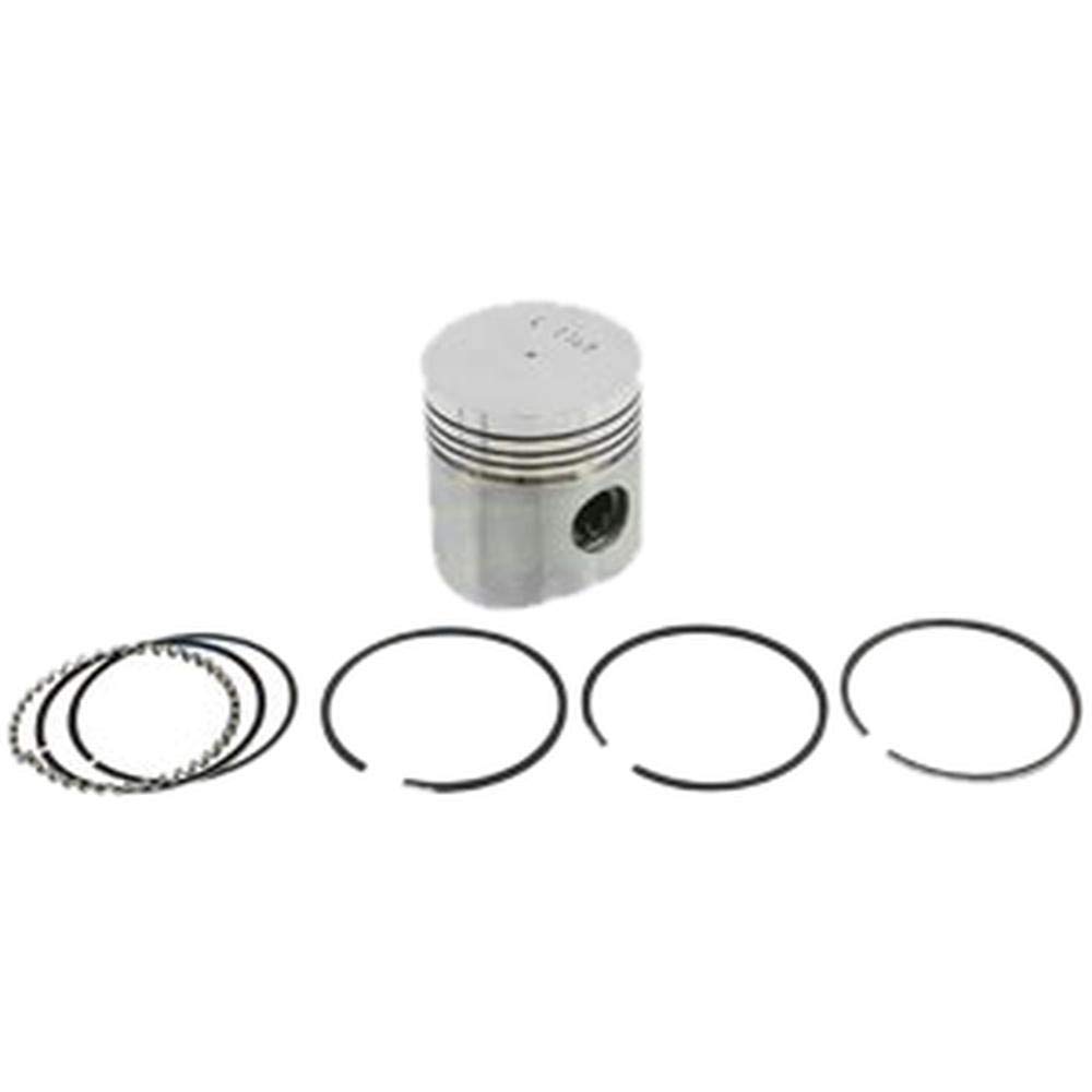 RAParts Standard Piston with Rings - Compatible with 145G 2010 ENO20-0162 RK344 RK344-A | Engine Replacement Part for Industrial Machinery & Heavy Equipment Repair