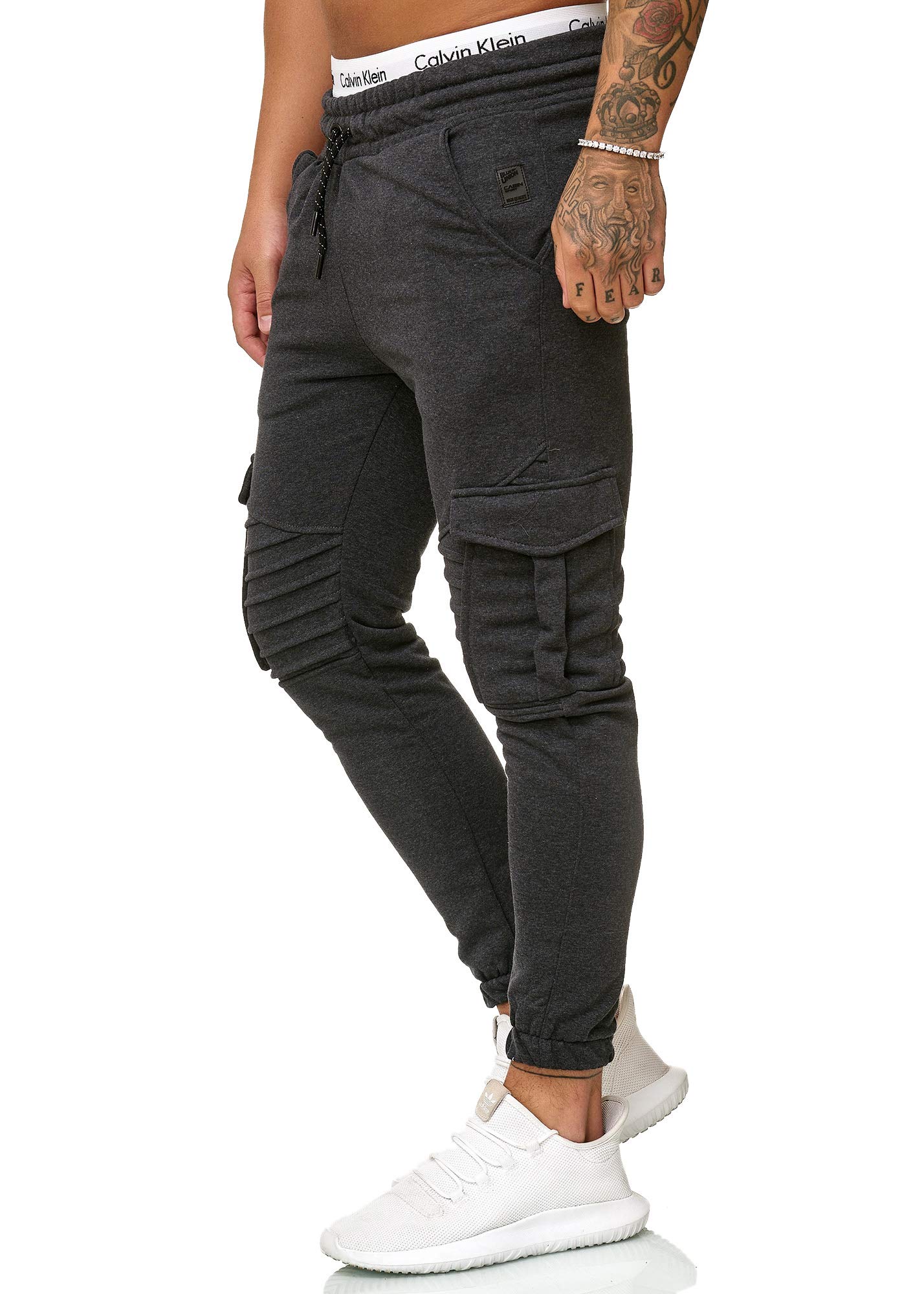OneRedox Men's Running Jogger Pants - Streetwear Sport Pants Model 1214 for Gym, Workout & Casual Wear