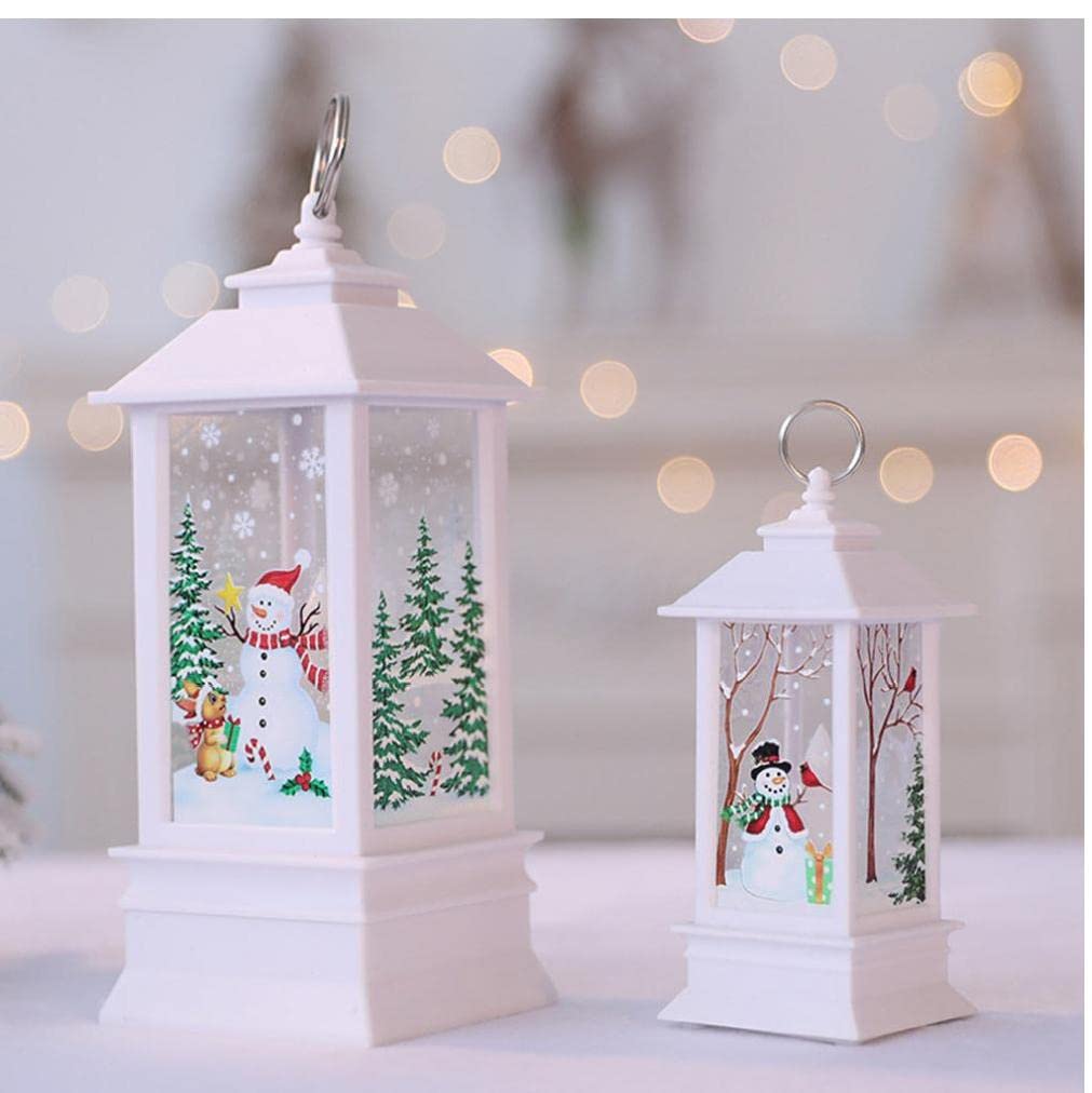 Zonster Christmas Candle Set with Tea Lights - Snowman Holiday Decor for Home, Party & Gift Giving - Perfect for Christmas Tree Decorations, Mantel Displays & Festive Centerpieces