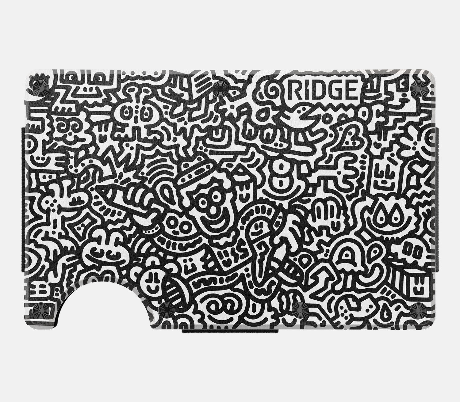 The Ridge Wallet - Slim Minimalist RFID Blocking Front Pocket Wallet for Men | Durable Aluminum & Carbon Fiber | Perfect for Everyday Carry, Travel & Gifts