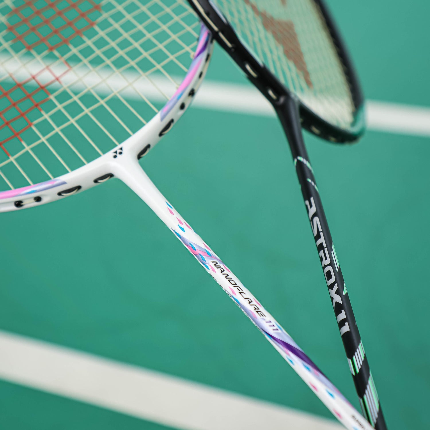Yonex Astrox 11 Badminton Racket - Black/Green - High Performance Carbon Fiber Shuttlecock Racket for Professional & Recreational Players - Perfect for Tournaments & Training Sessions