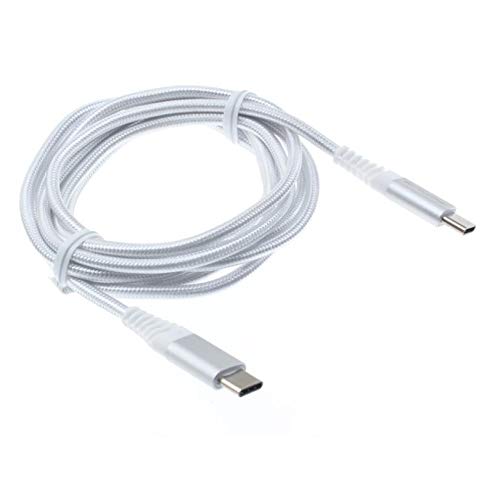 Fast Charging USB Type-C to Type-C Cable 10ft - Compatible with Samsung Galaxy Note 10 Plus | Durable Braided Nylon | High-Speed Data Sync & Power Delivery | Perfect for Home, Office & Car Charging
