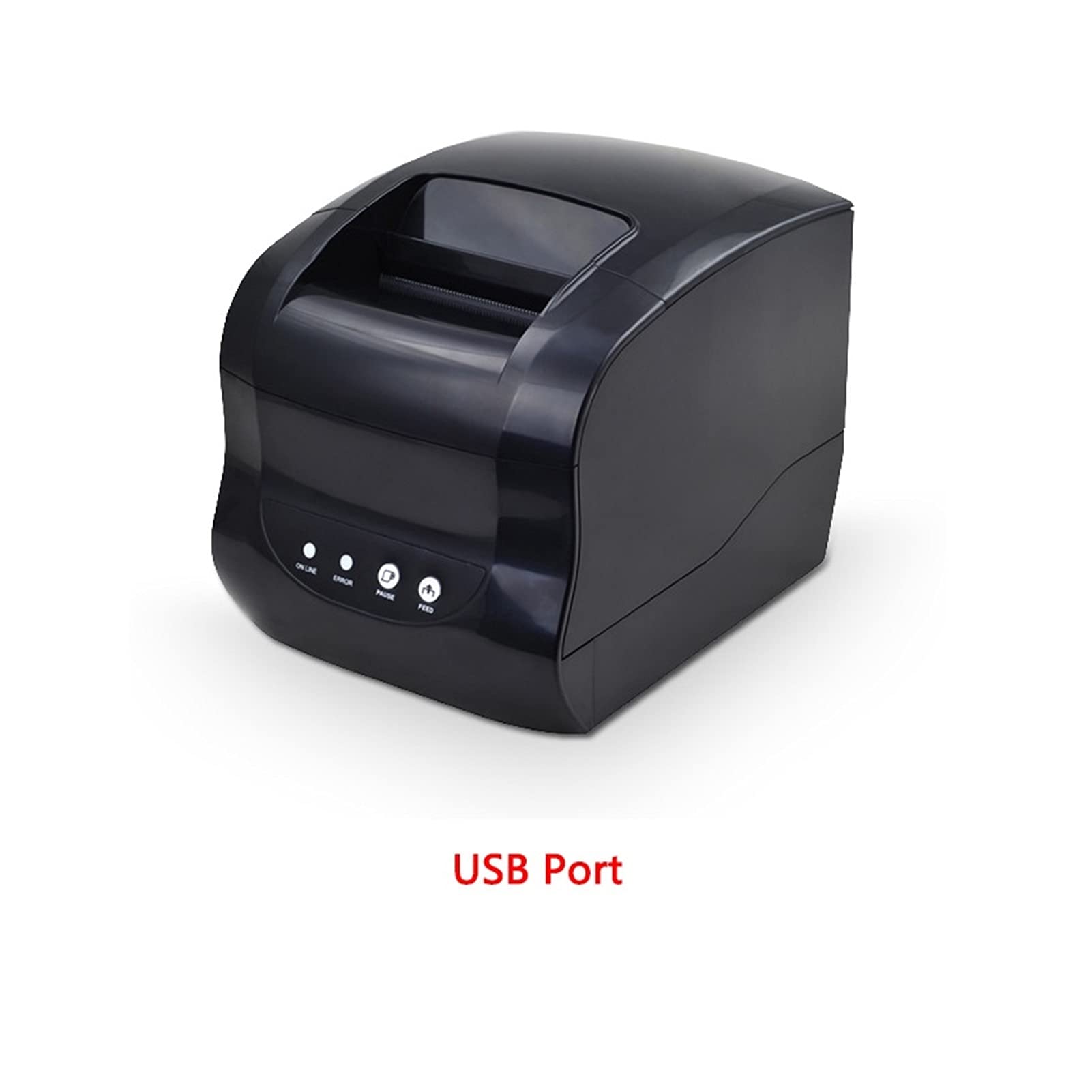 Thermal Label Printer - 20-80mm Barcode Sticker Maker with USB Port for Shipping, Mailing, Filing & Organization | Perfect for Retail Stores, Warehouses & Home Office Use